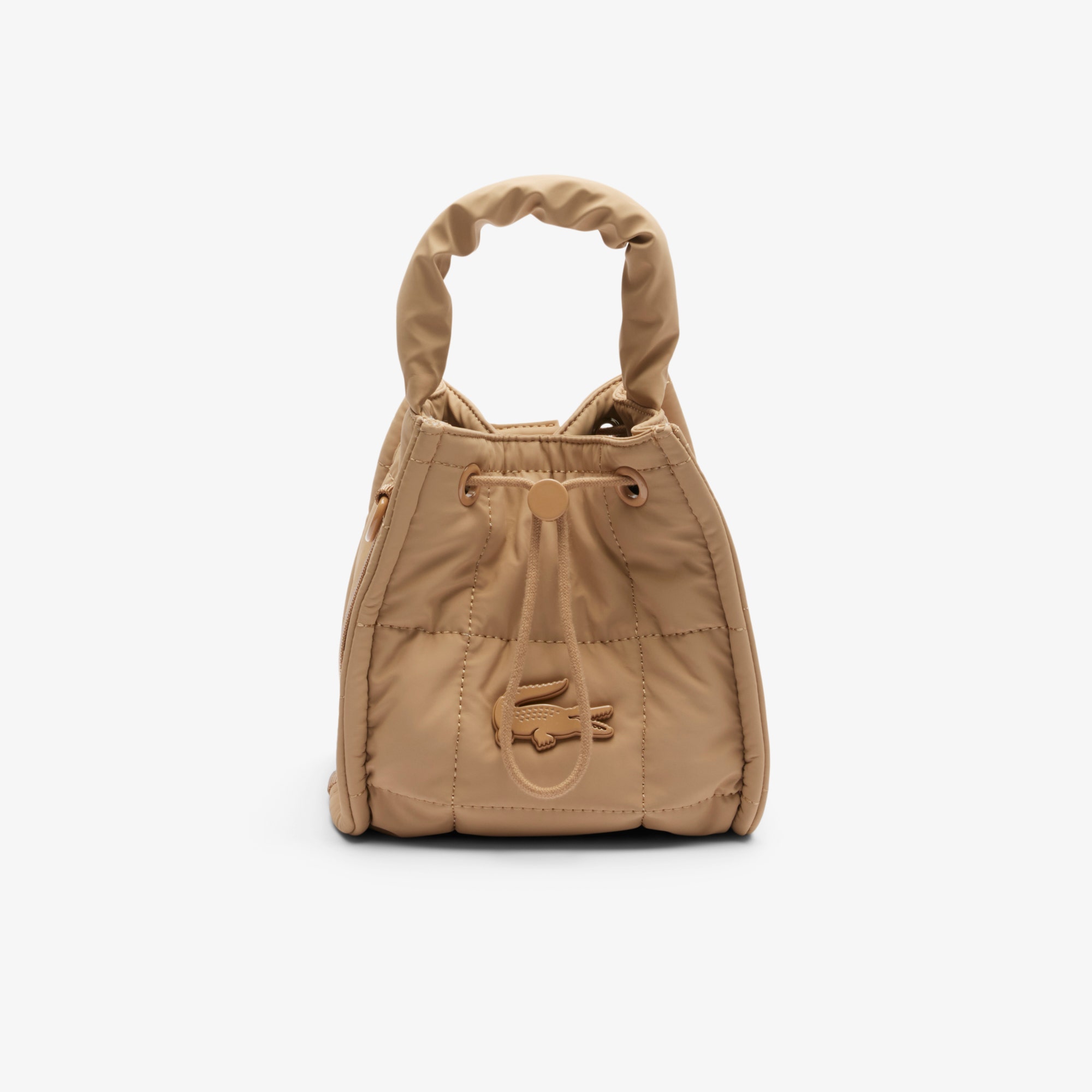 Small Nylia Quilted Bucket Bag