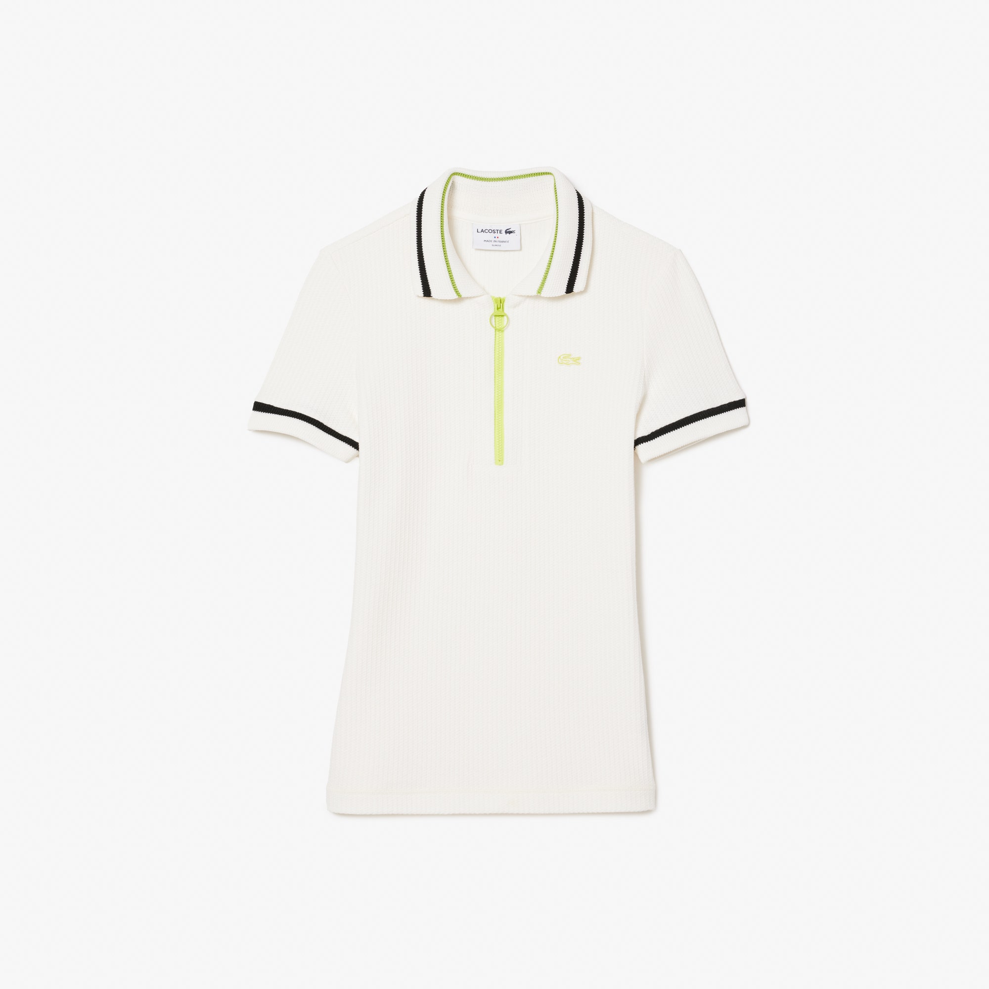 French Made Slim Fit Pique Polo Shirt