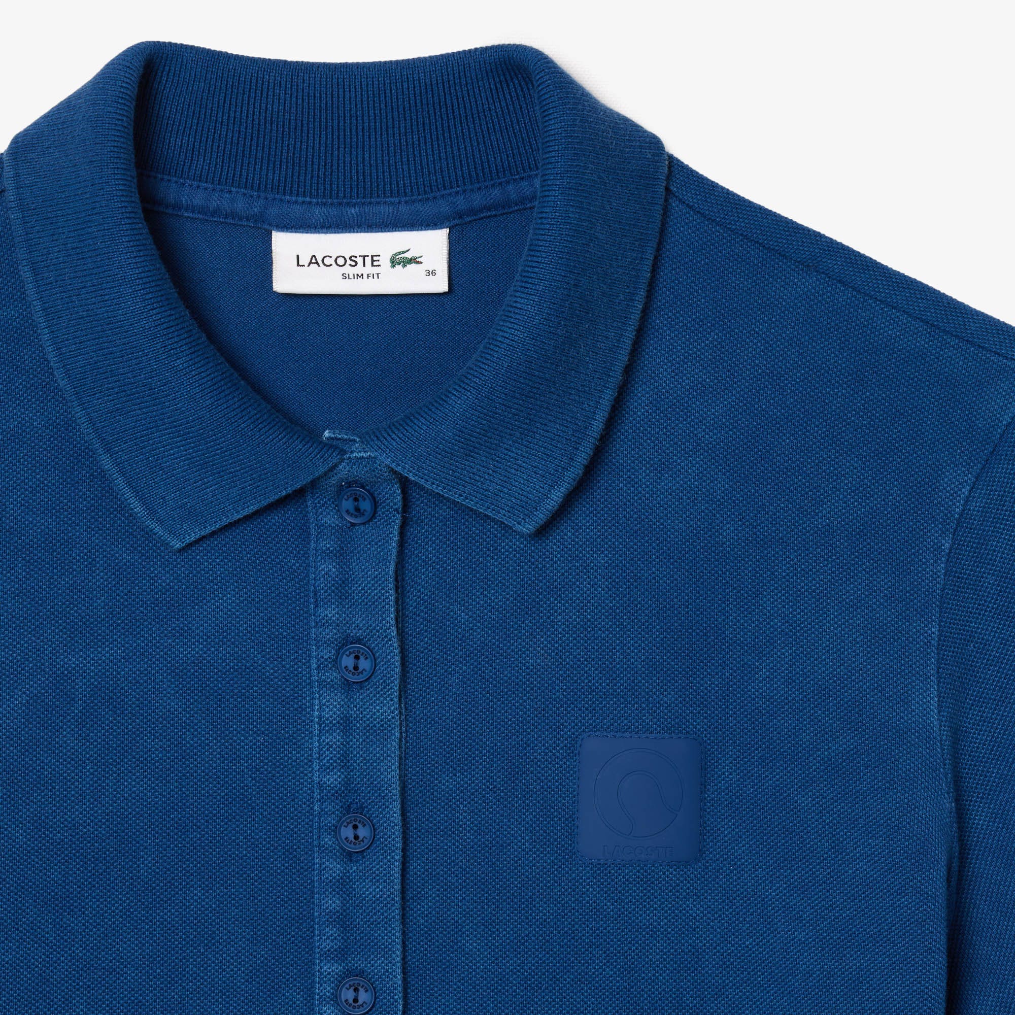 Wash Effect Pique Polo Shirt