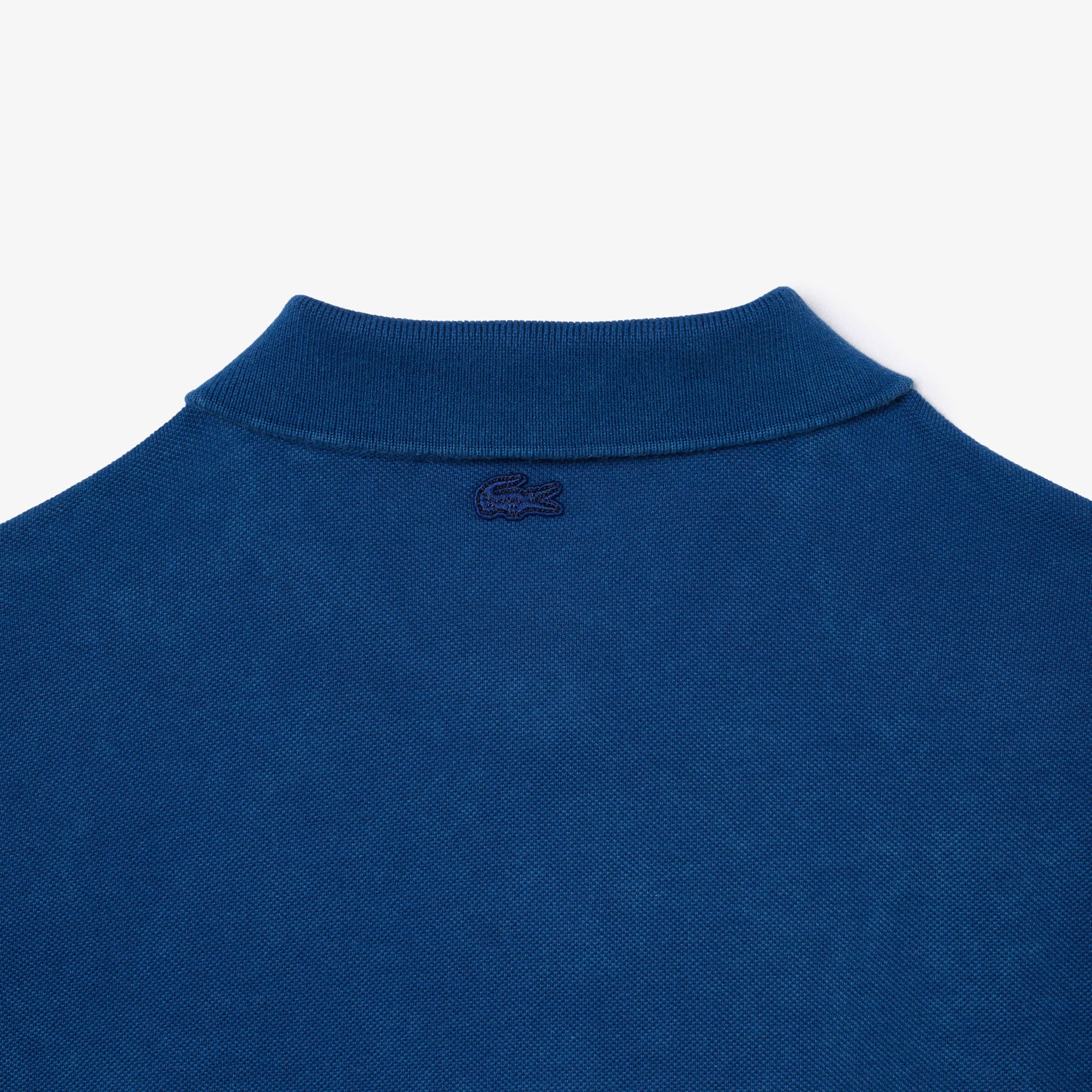 Wash Effect Pique Polo Shirt
