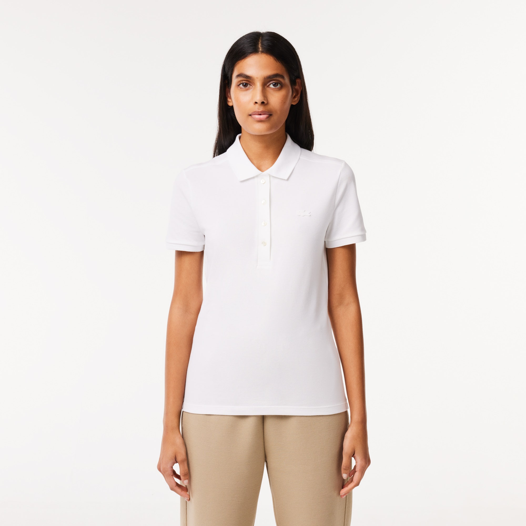 L.12.D Slim Fit Stretch Mini Pique Polo Shirt