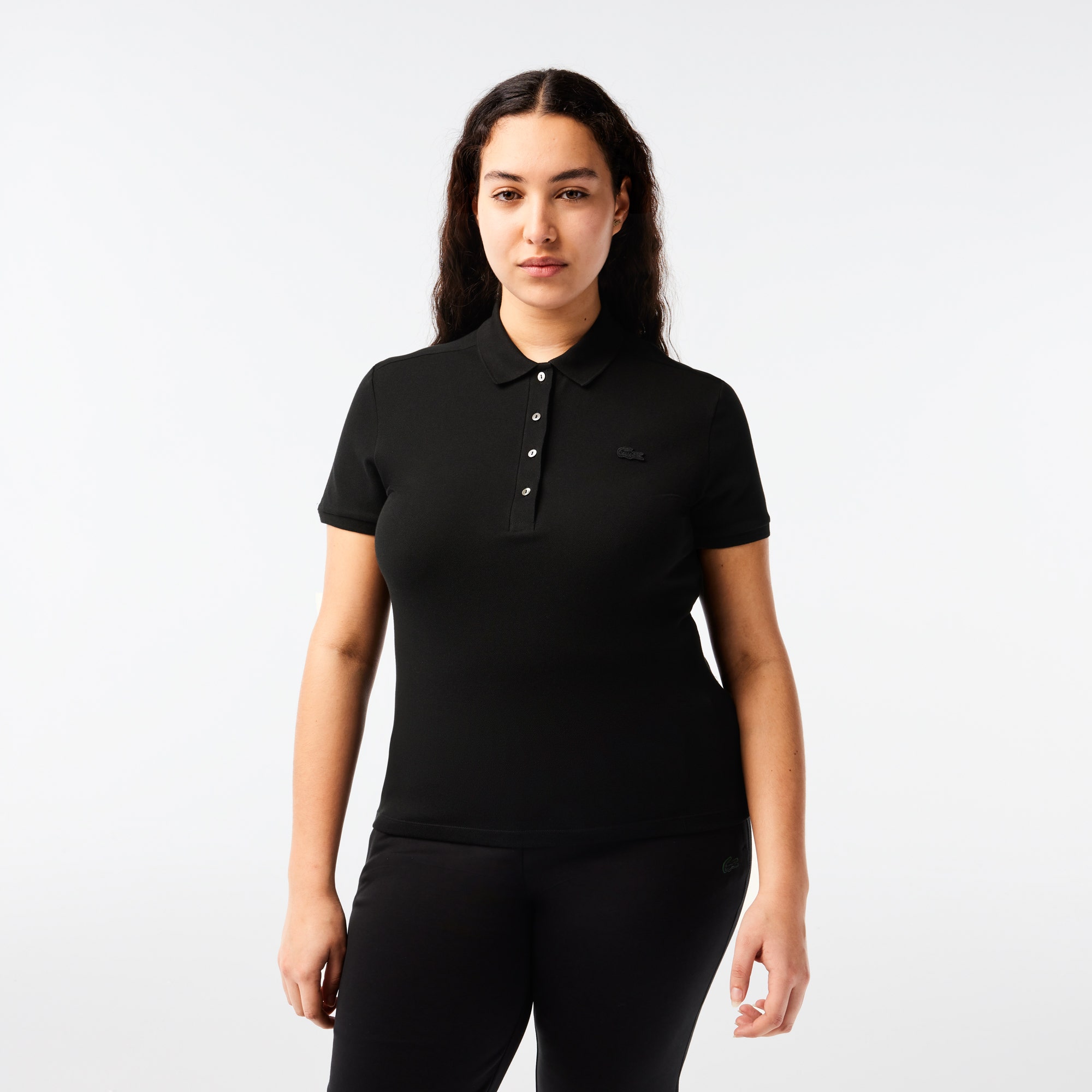 L.12.D Slim Fit Stretch Mini Pique Polo Shirt