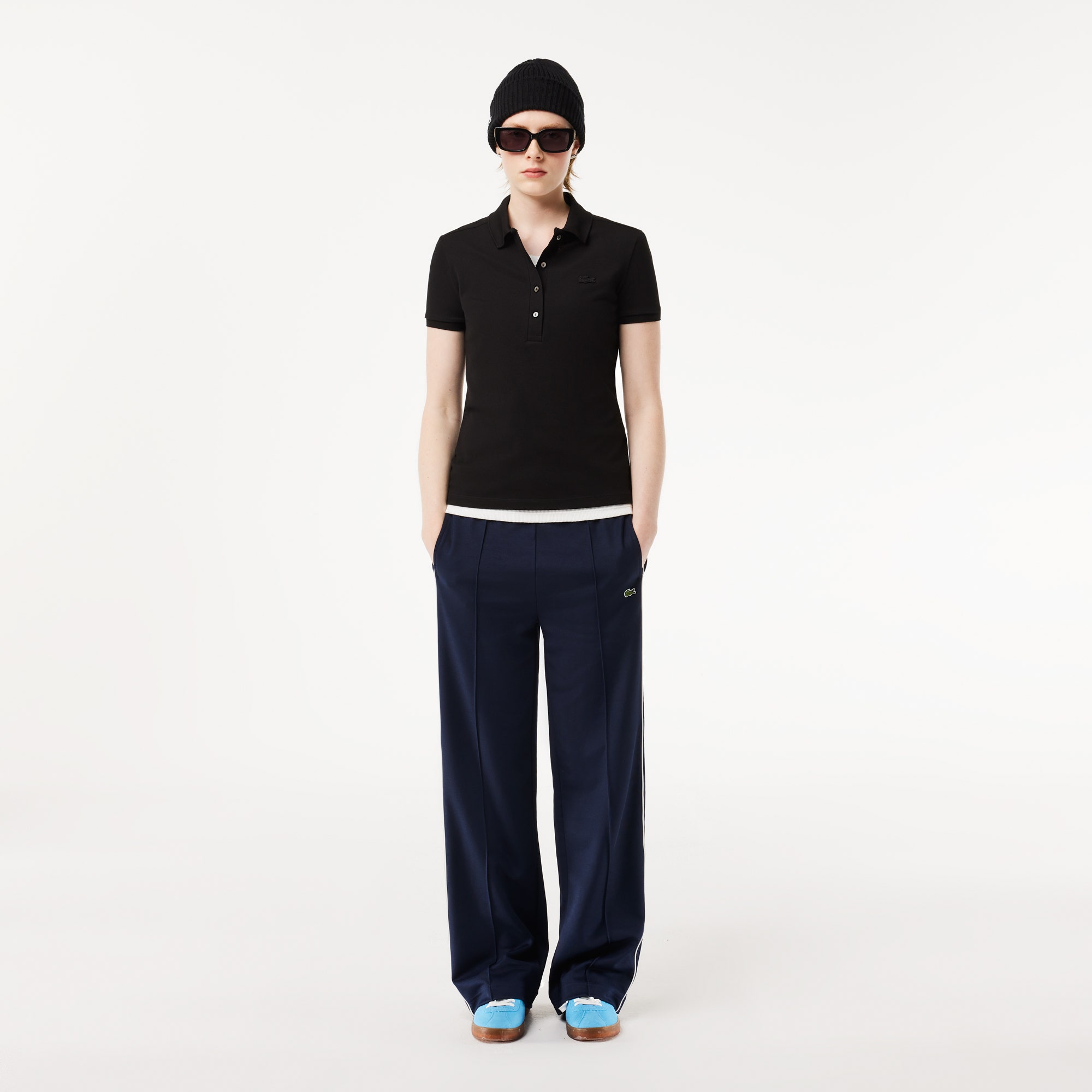 L.12.D Slim Fit Stretch Mini Pique Polo Shirt