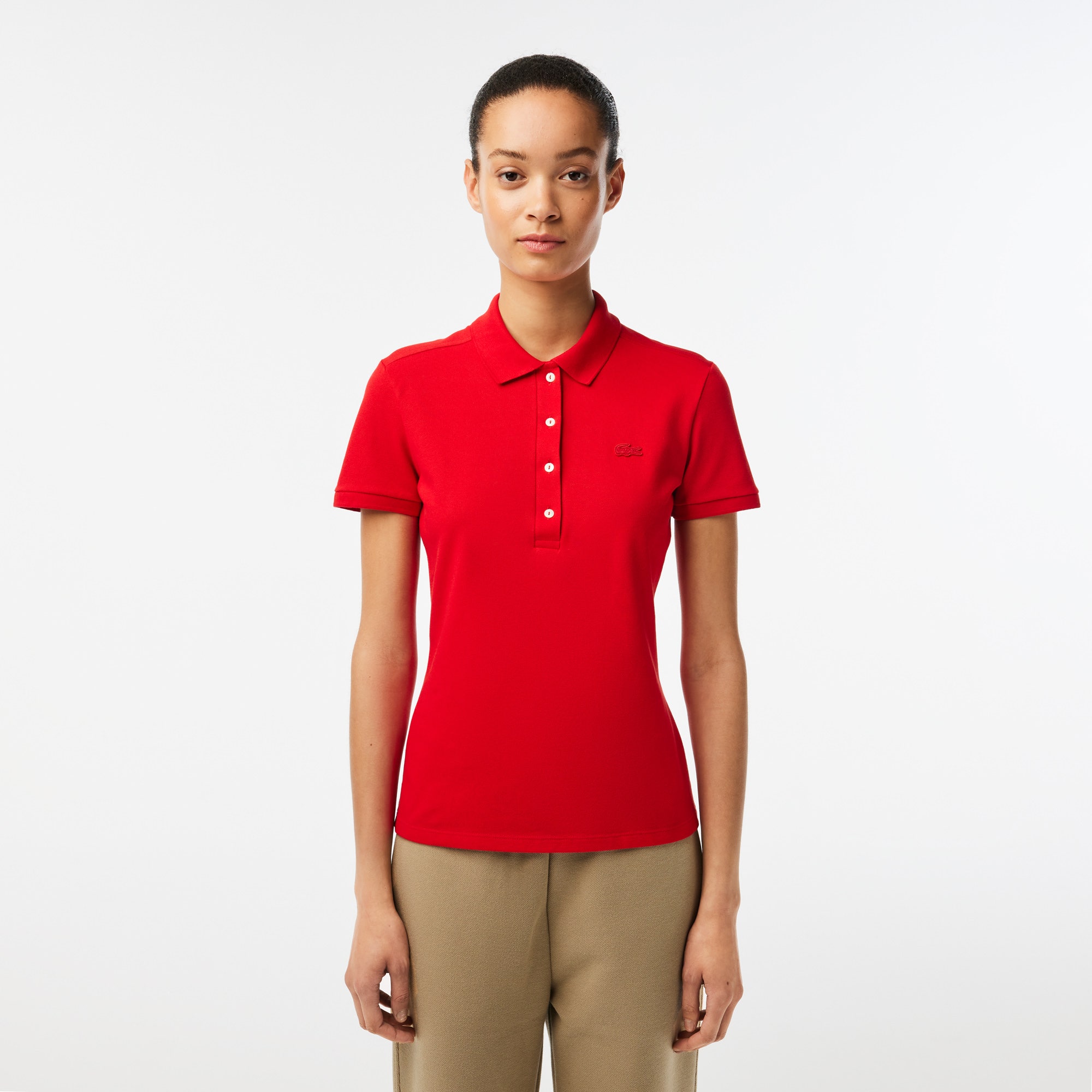 L.12.D Slim Fit Stretch Mini Pique Polo Shirt