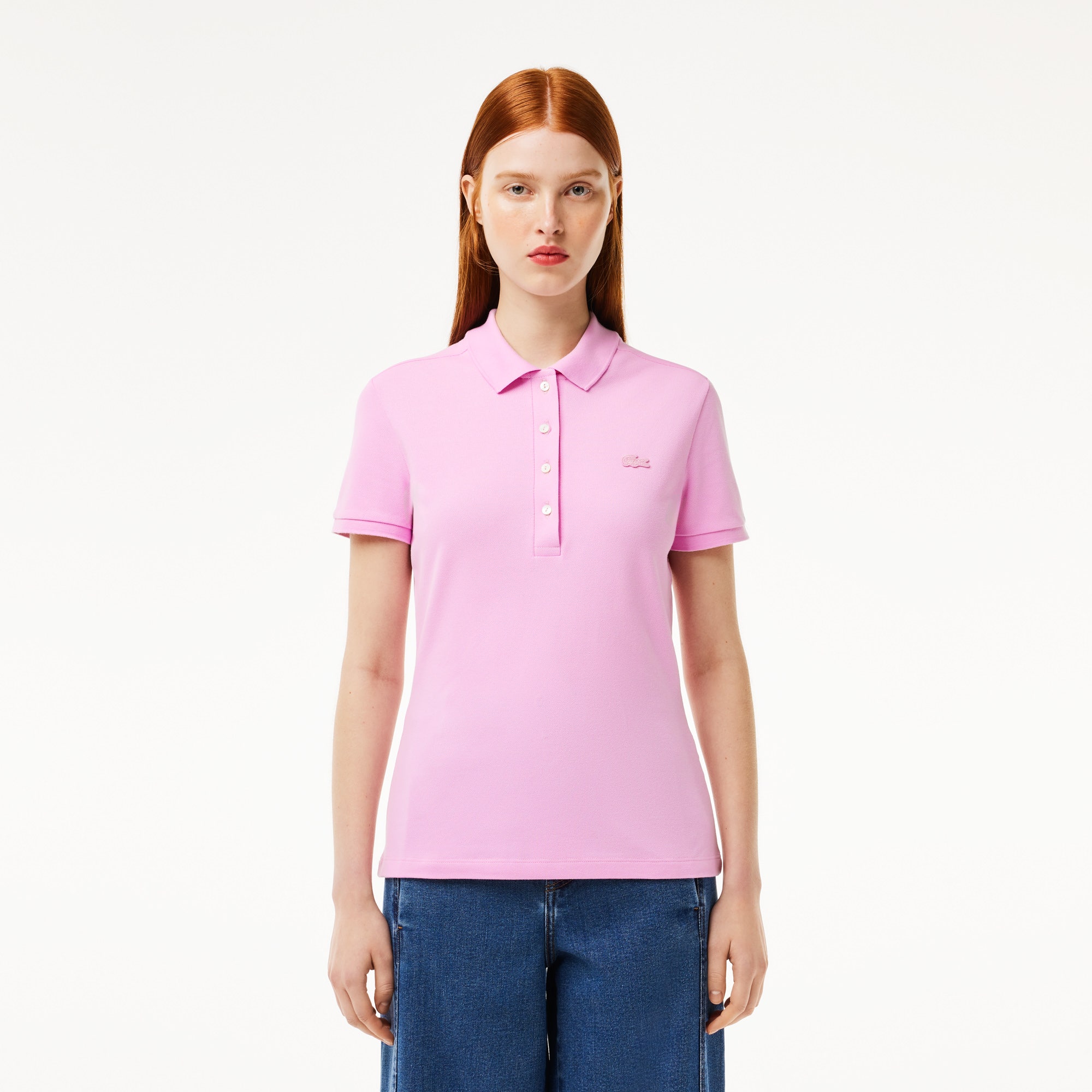 L.12.D Slim Fit Stretch Mini Pique Polo Shirt