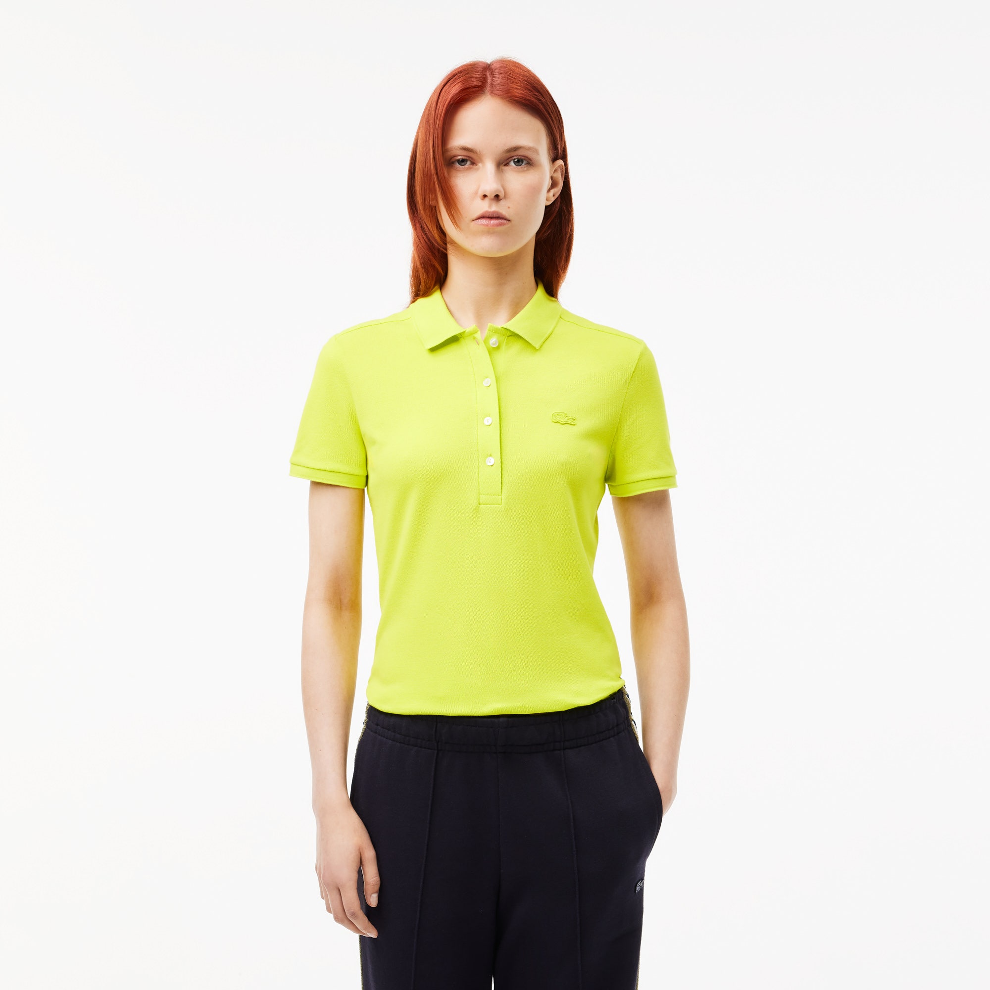 L.12.D Slim Fit Stretch Mini Pique Polo Shirt