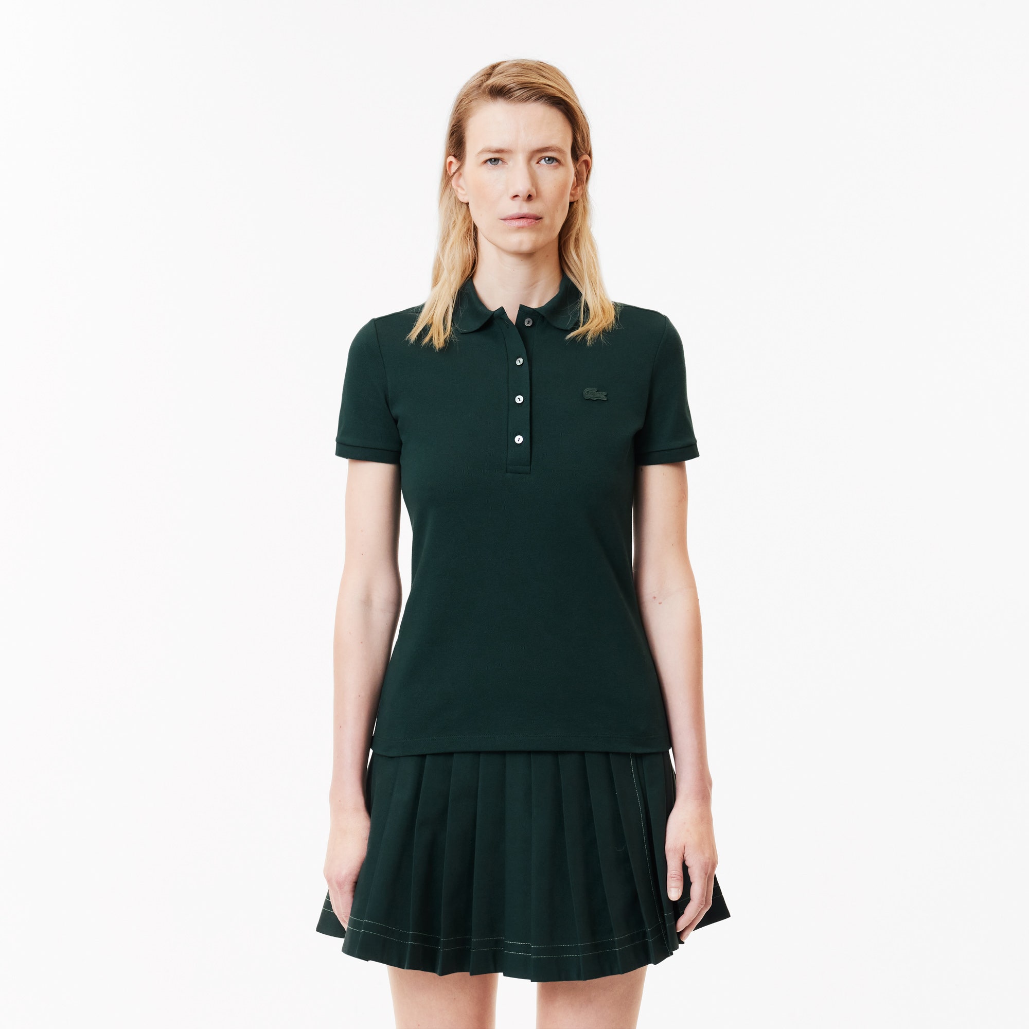 L.12.D Slim Fit Stretch Mini Pique Polo Shirt