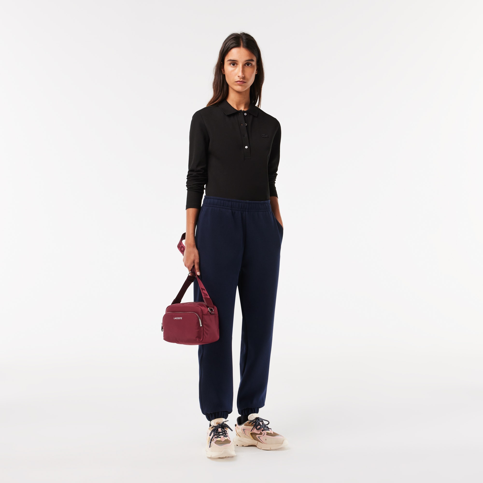 Women's Slim fit Stretch Pique Lacoste Polo Shirt