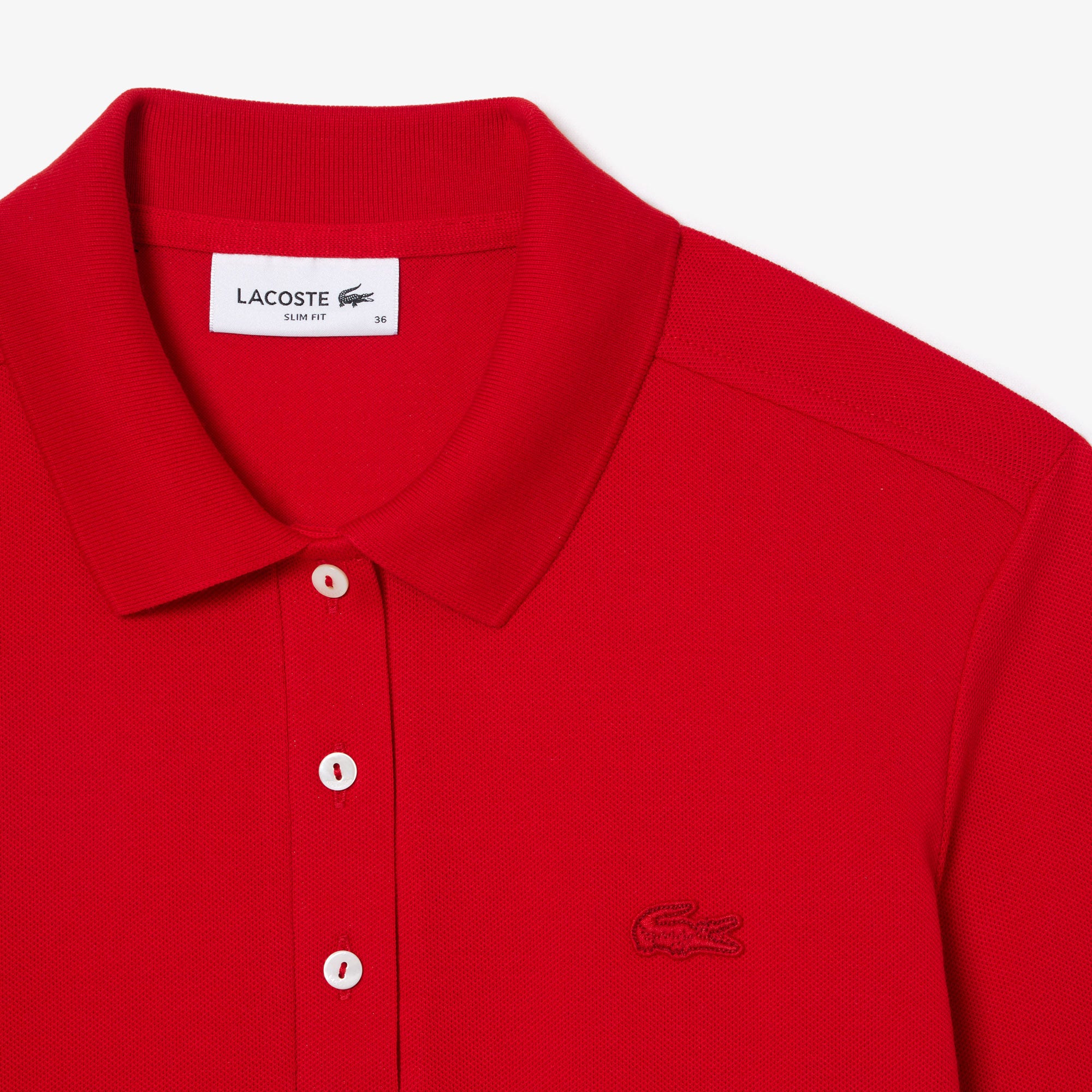 Women's Slim fit Stretch Pique Lacoste Polo Shirt