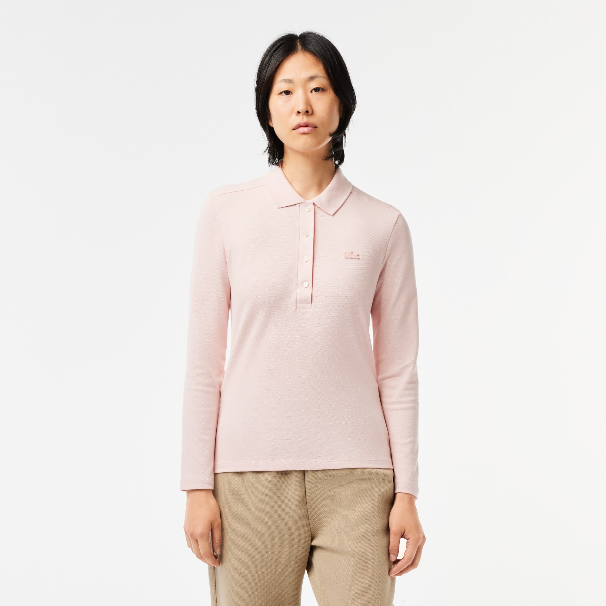 Women's Slim fit Stretch Pique Lacoste Polo Shirt