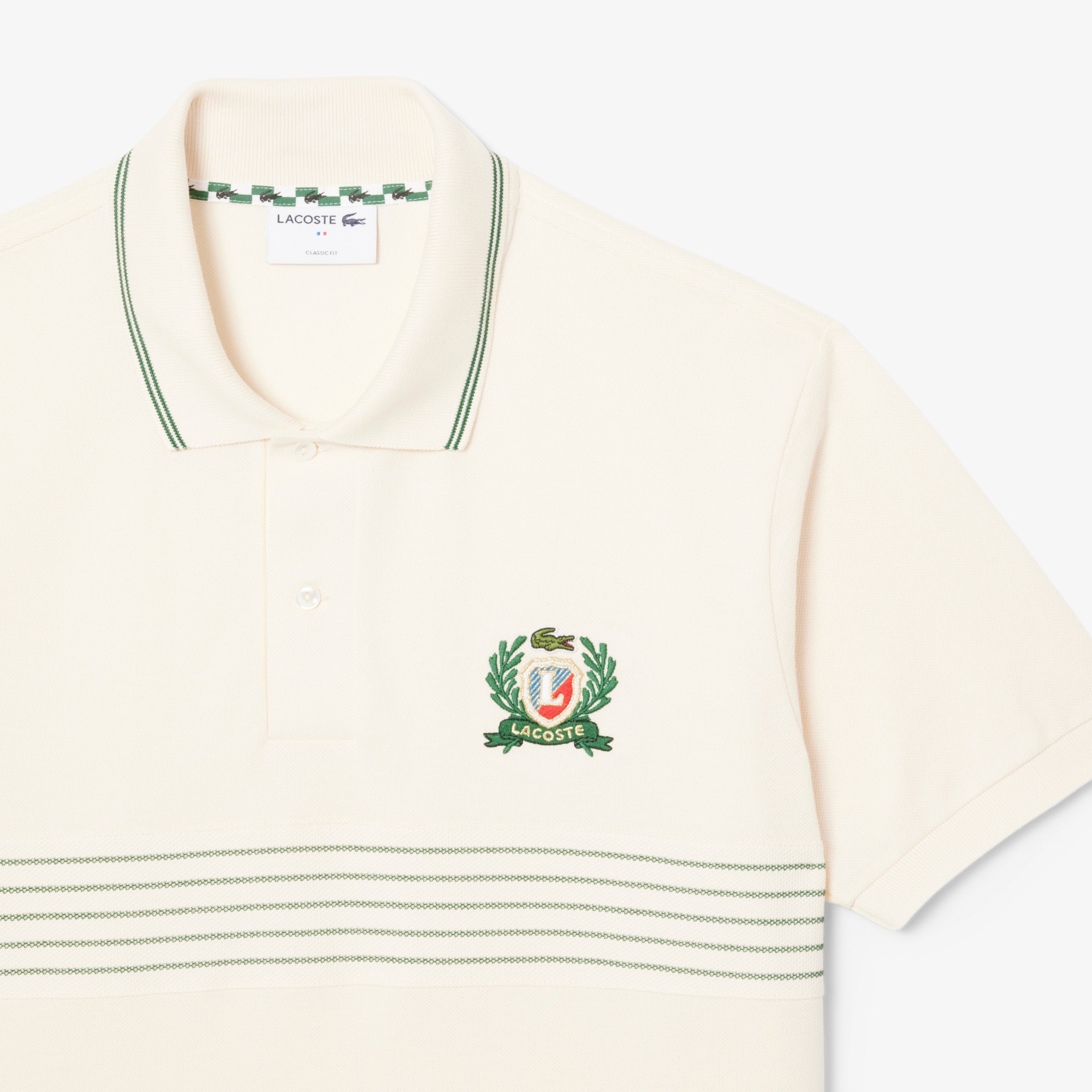 Classic Fit L.12.12 Embroidered Shield Polo Shirt