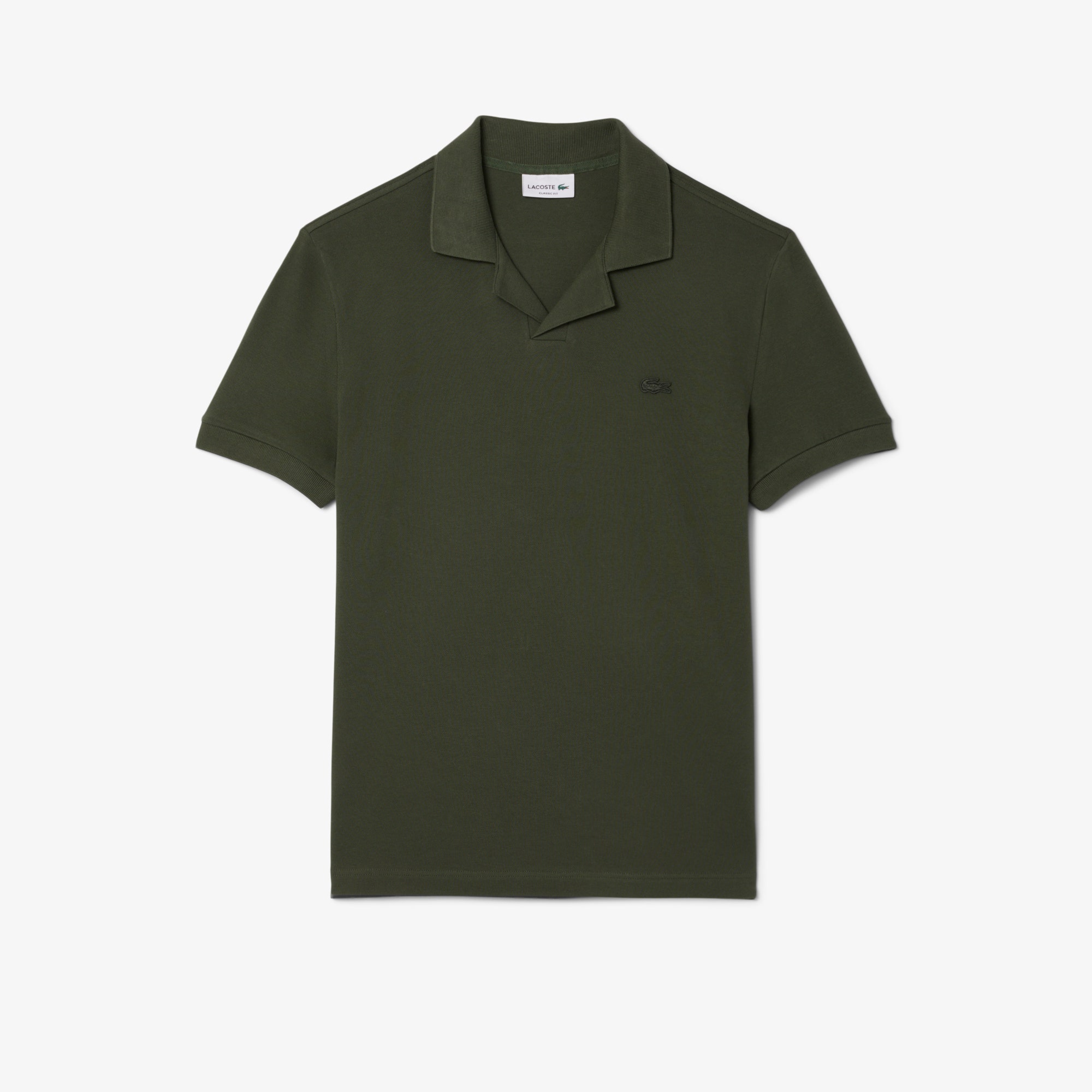 Classic Fit Open Neck Paris Polo Shirt
