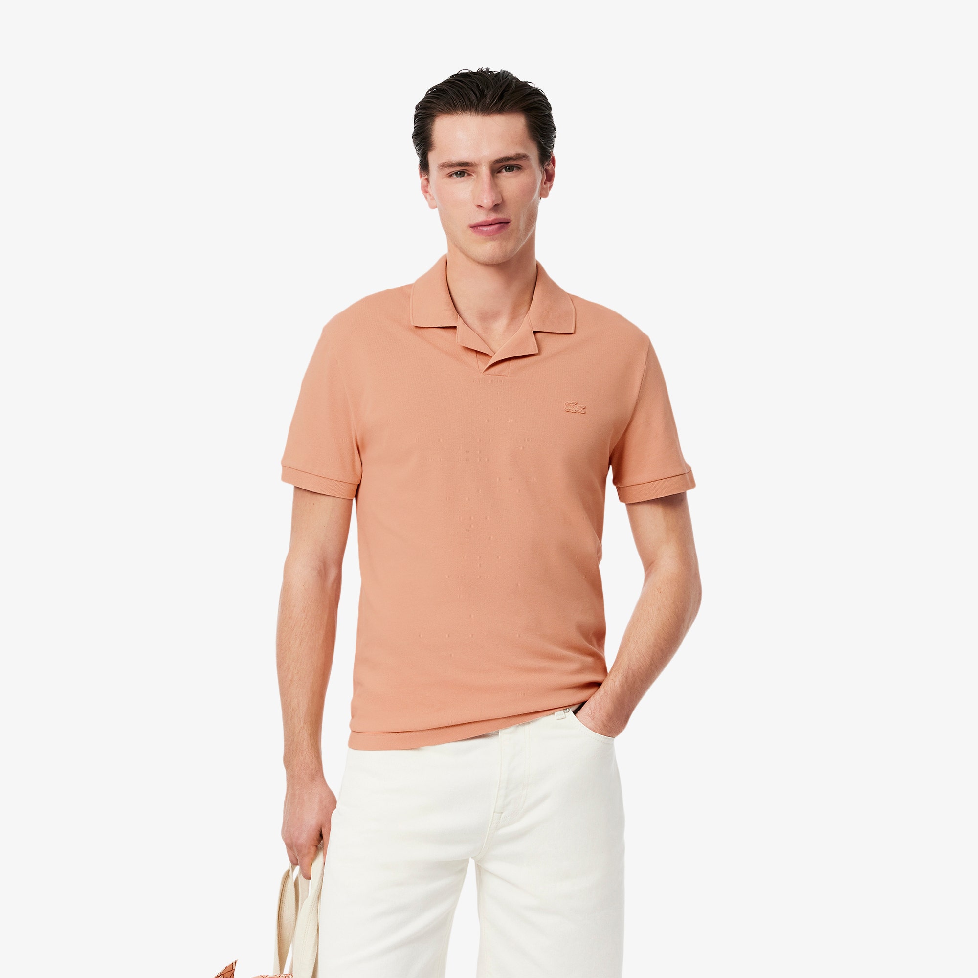 Classic Fit Open Neck Paris Polo Shirt