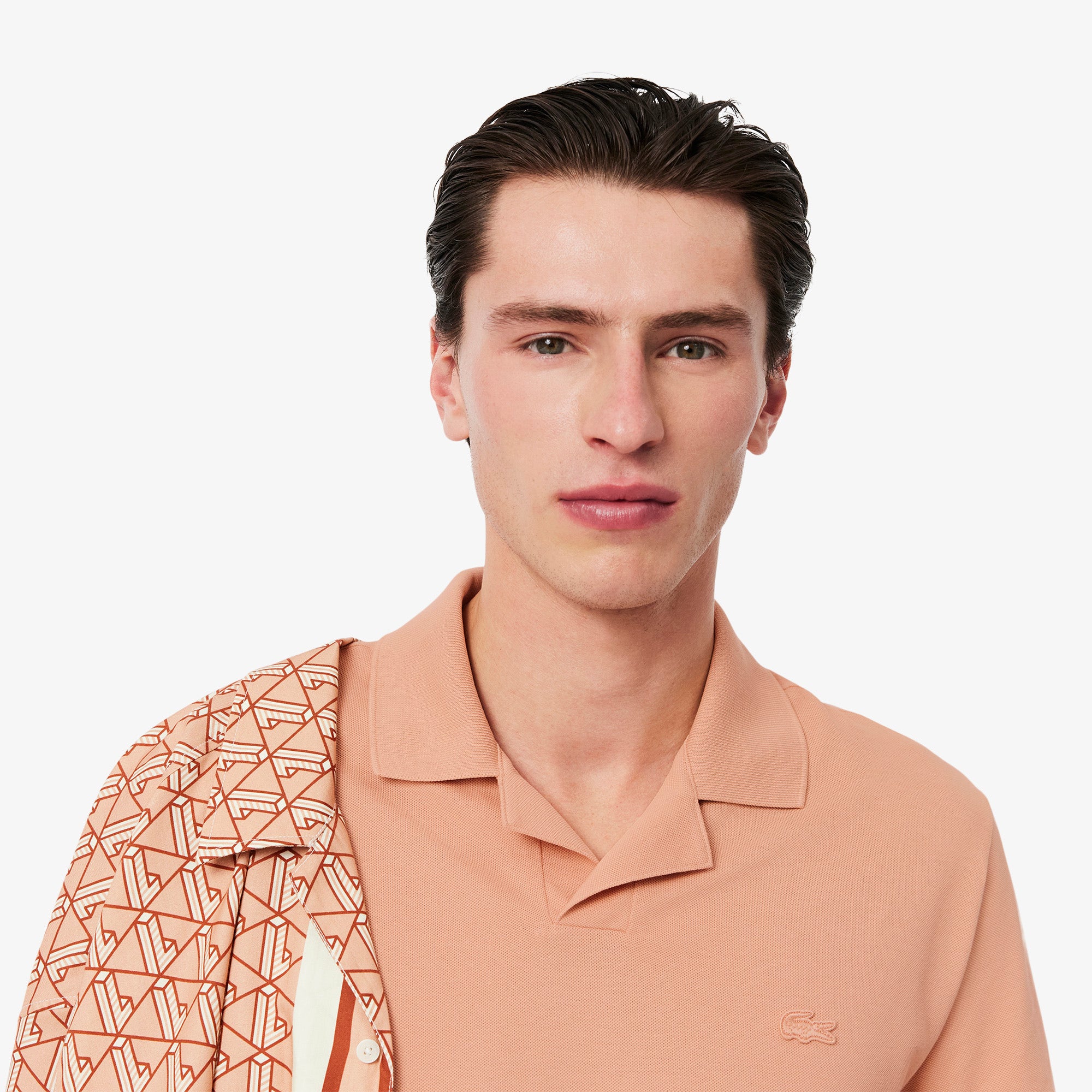 Classic Fit Open Neck Paris Polo Shirt