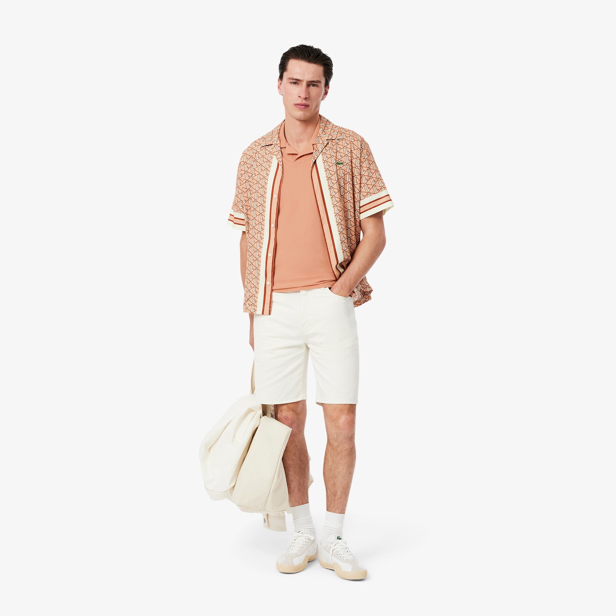Classic Fit Open Neck Paris Polo Shirt
