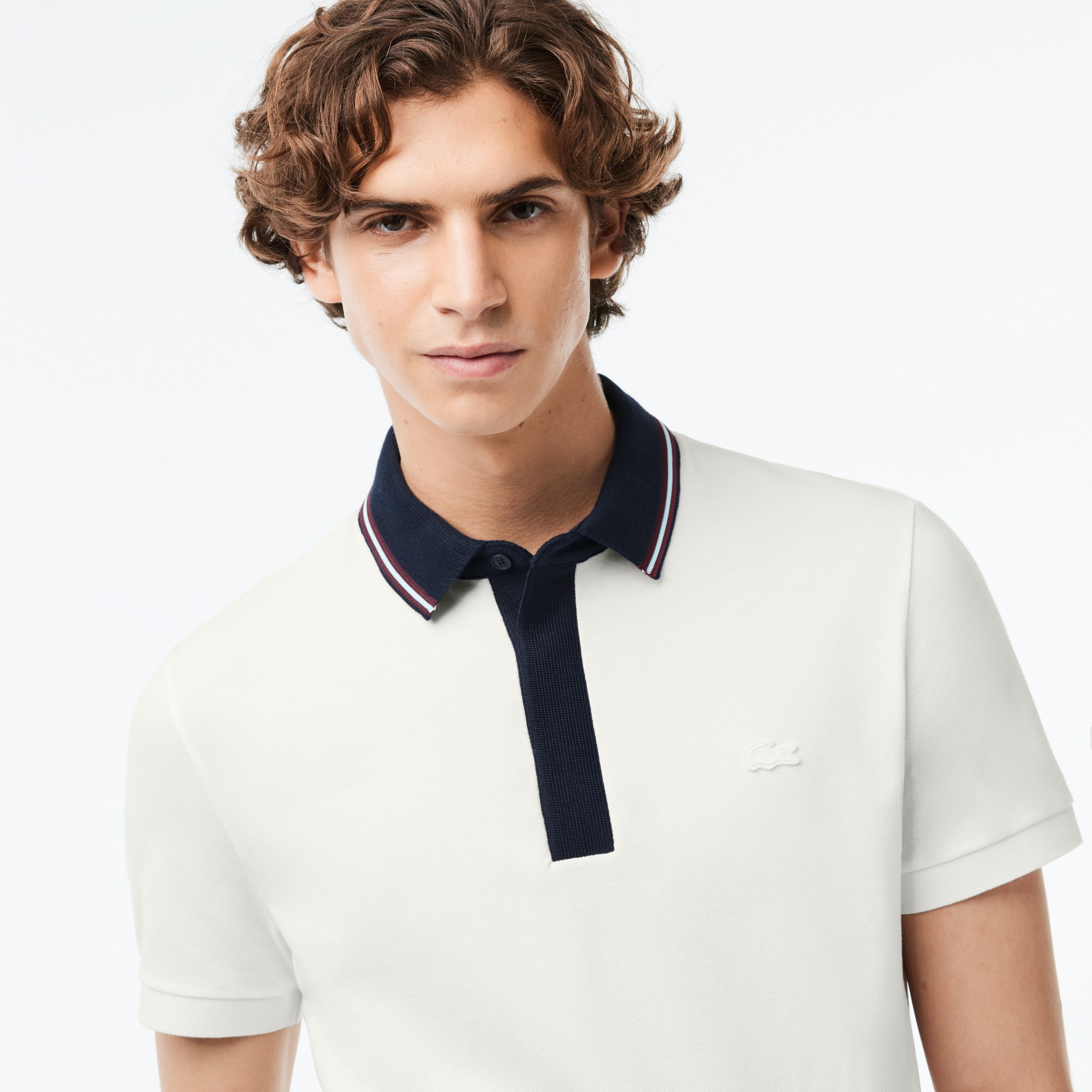 Smart Paris Regular Fit Contrast Neck Polo Shirt