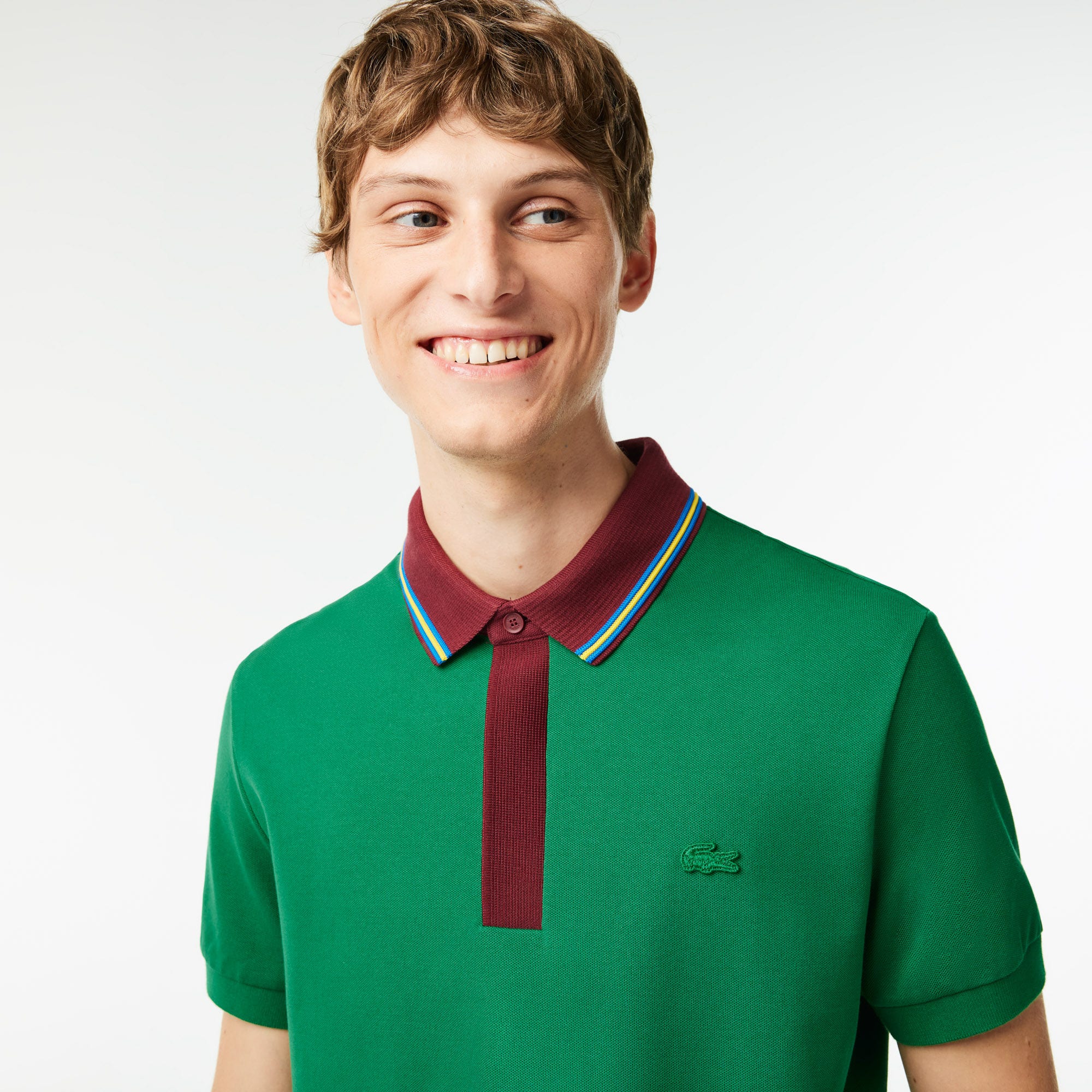 Smart Paris Regular Fit Contrast Neck Polo Shirt