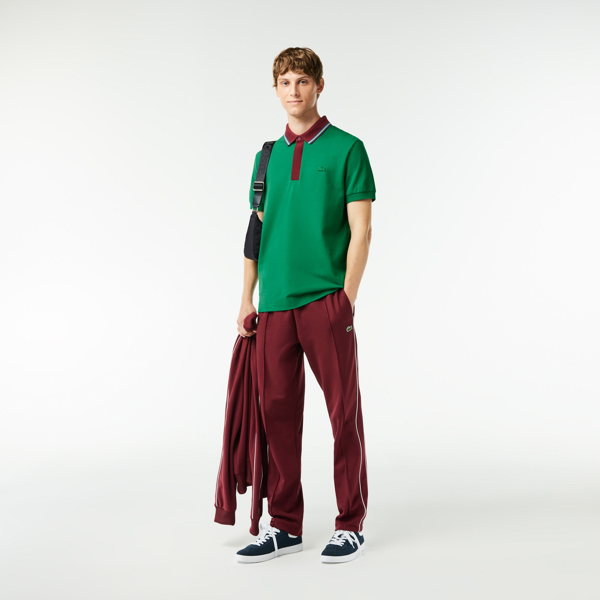 Smart Paris Regular Fit Contrast Neck Polo Shirt