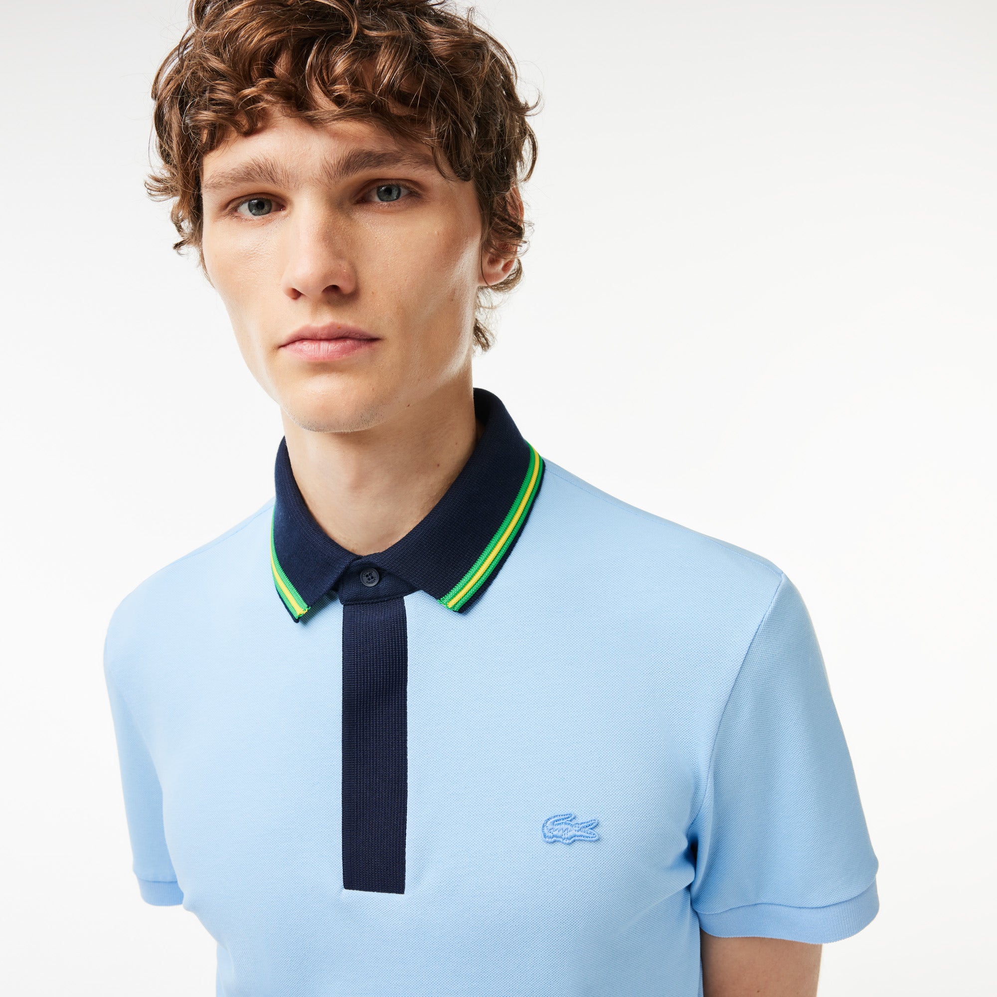 Smart Paris Regular Fit Contrast Neck Polo Shirt