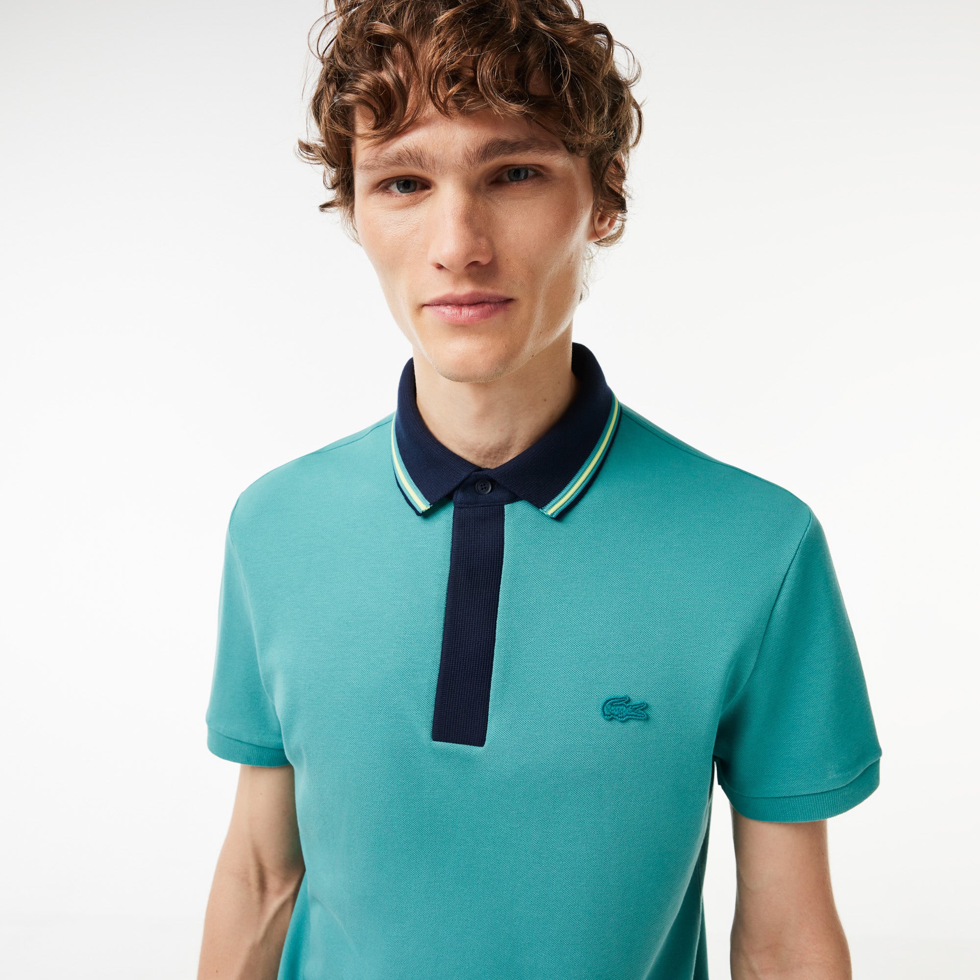 Smart Paris Regular Fit Contrast Neck Polo Shirt