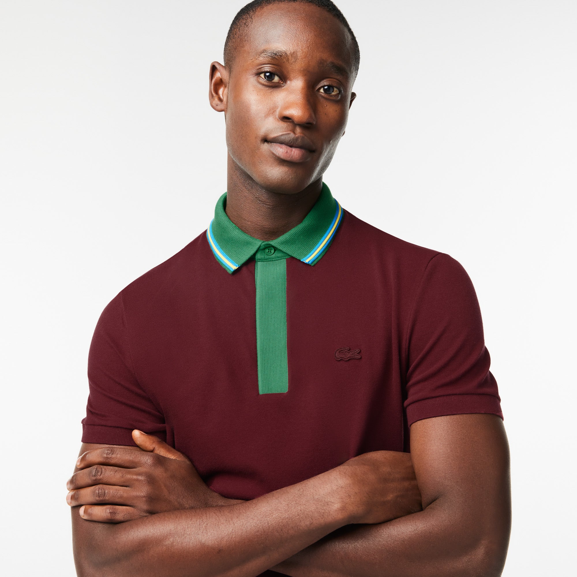 Smart Paris Regular Fit Contrast Neck Polo Shirt