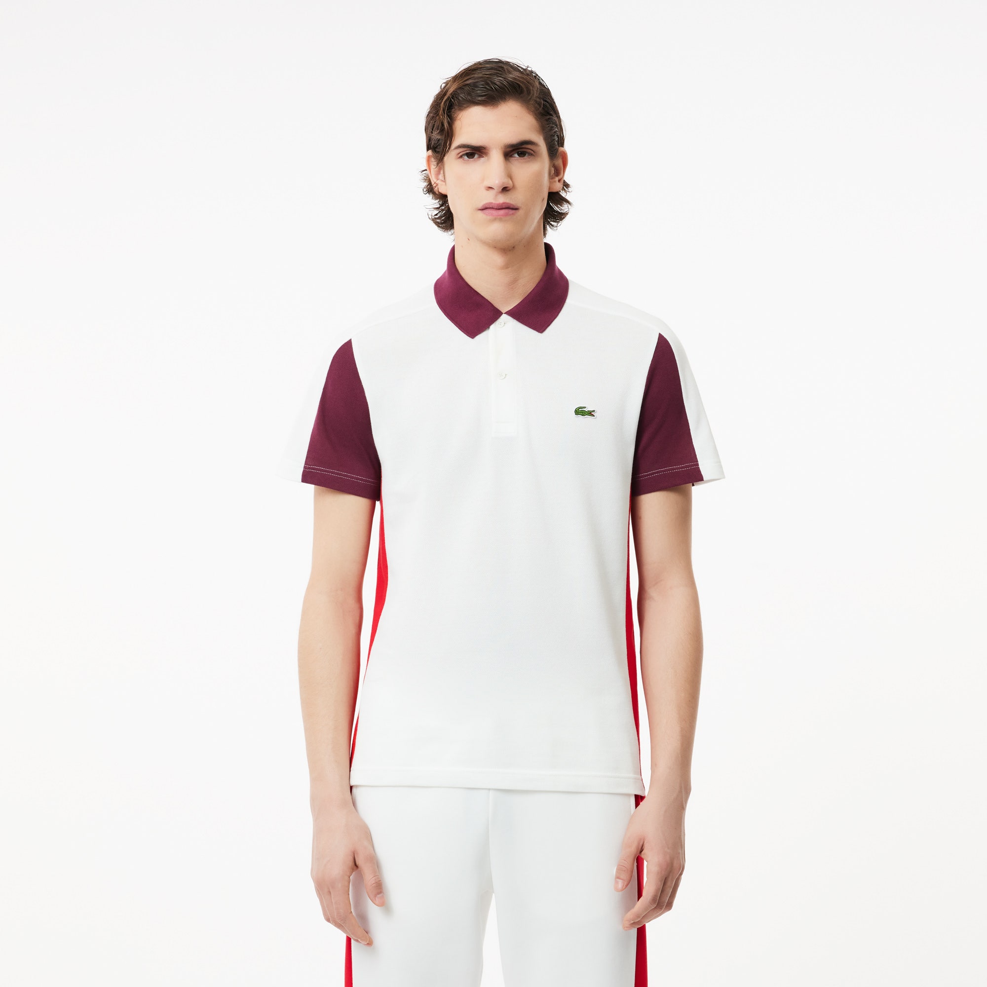 Regular Fit Colour-Block Polo Shirt