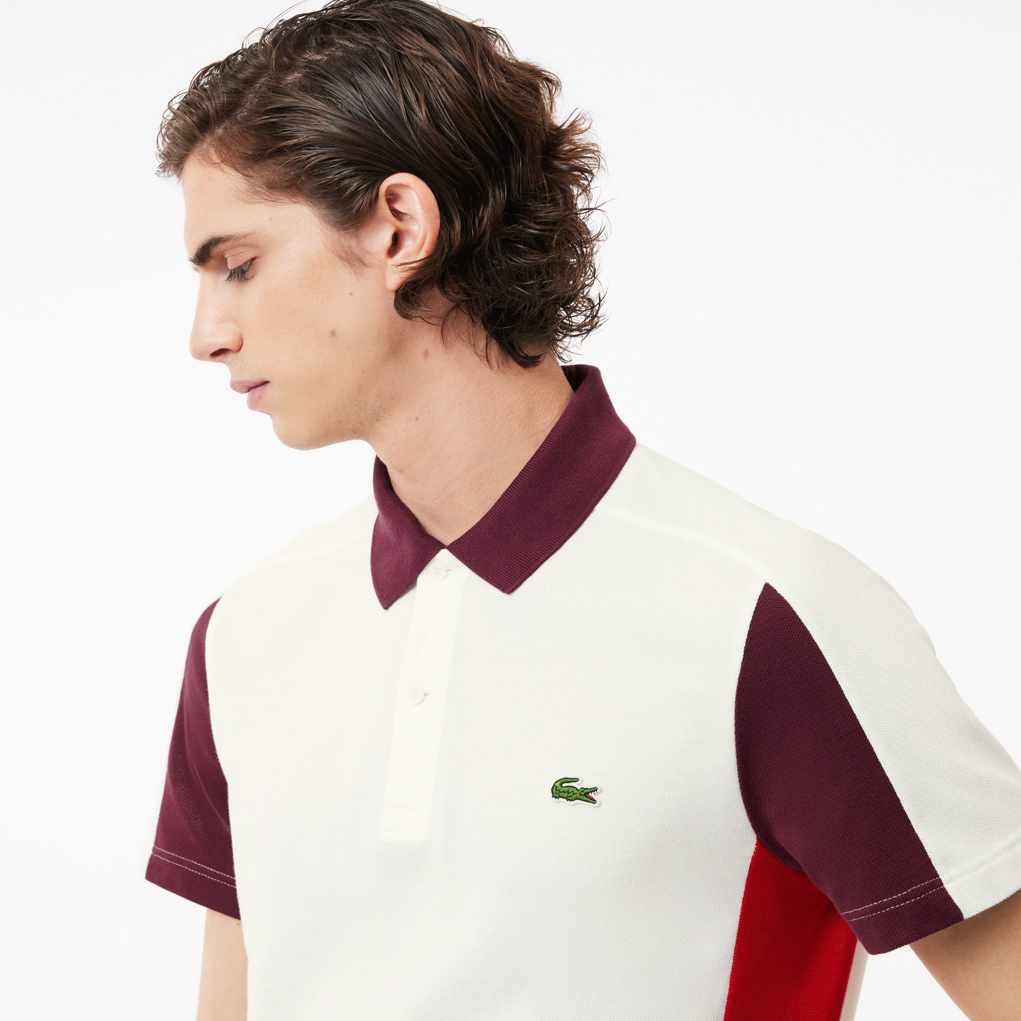 Regular Fit Colour-Block Polo Shirt