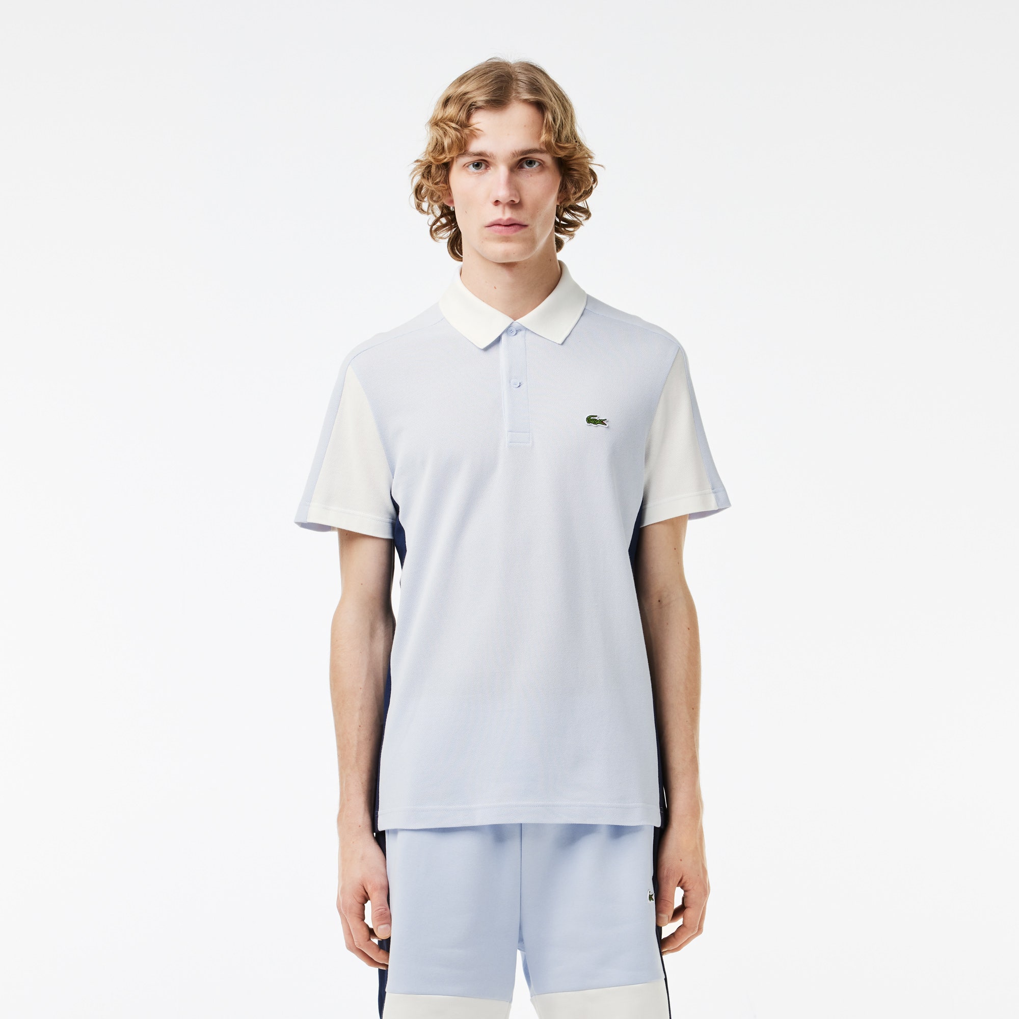 Regular Fit Colour-Block Polo Shirt