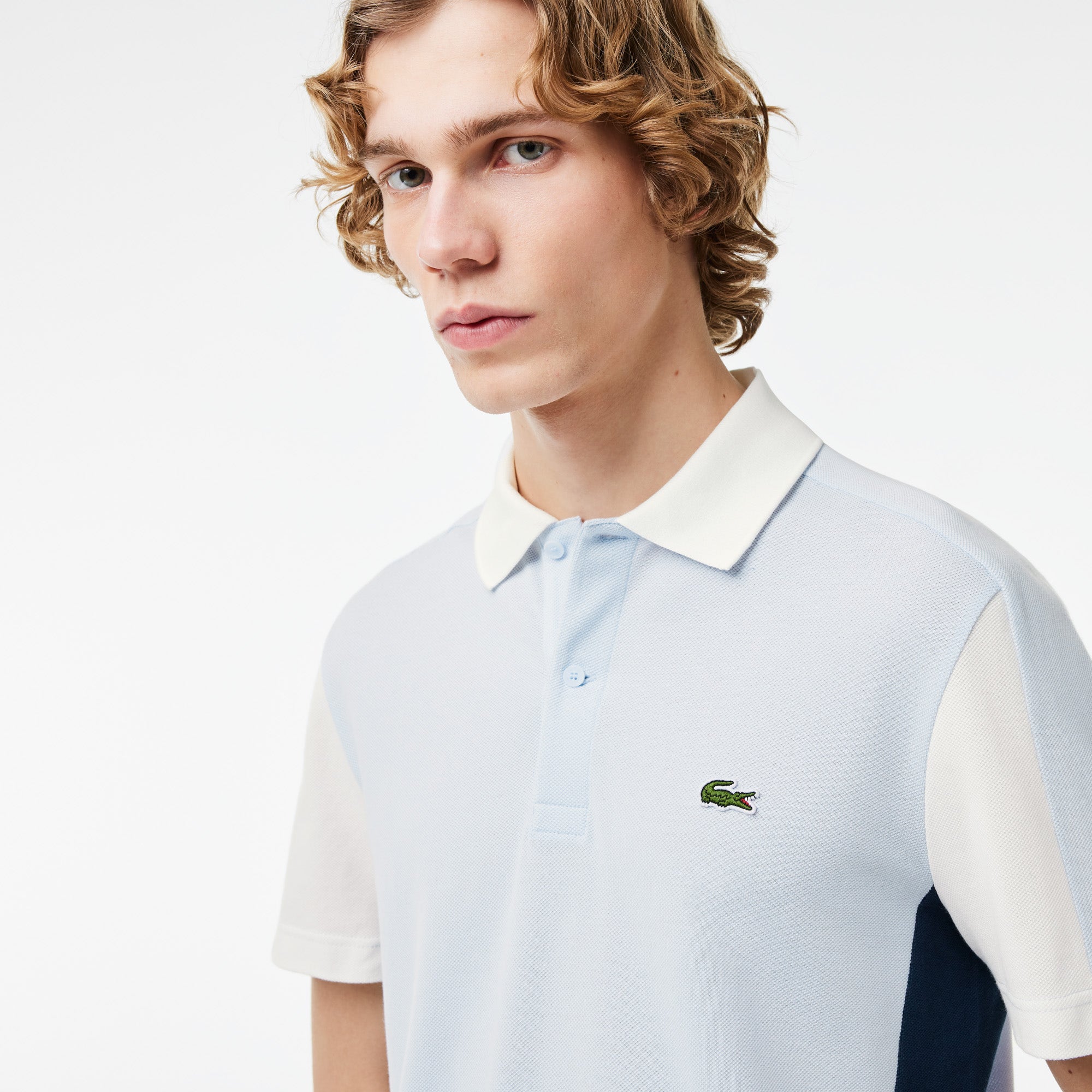 Regular Fit Colour-Block Polo Shirt