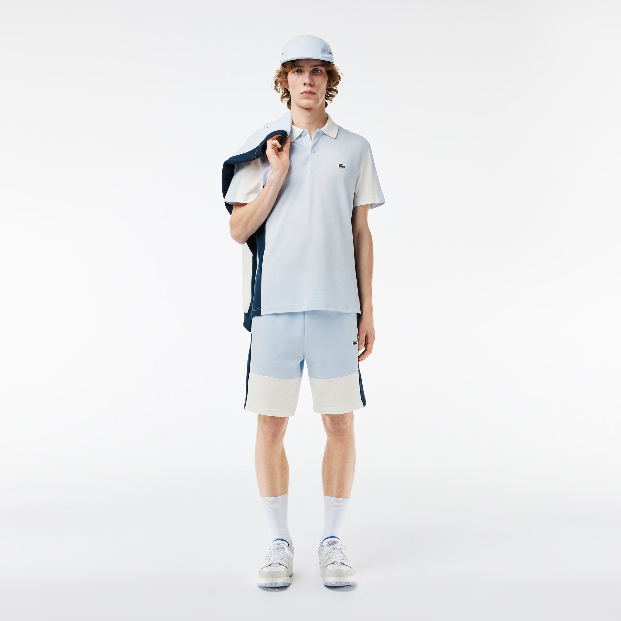 Regular Fit Colour-Block Polo Shirt