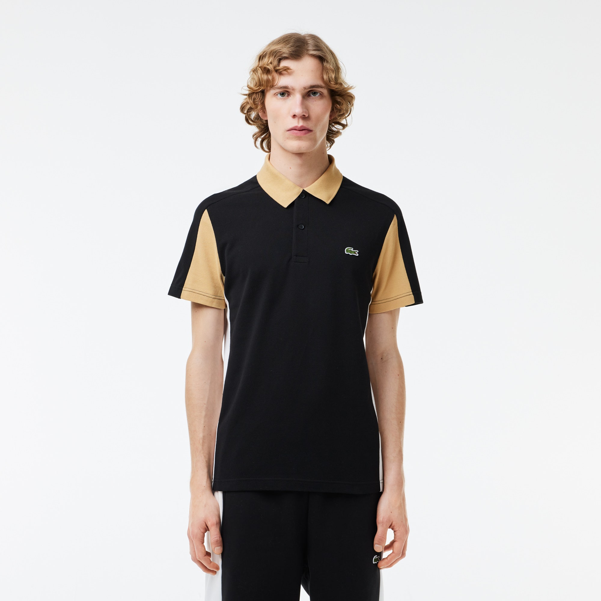 Regular Fit Colour-Block Polo Shirt