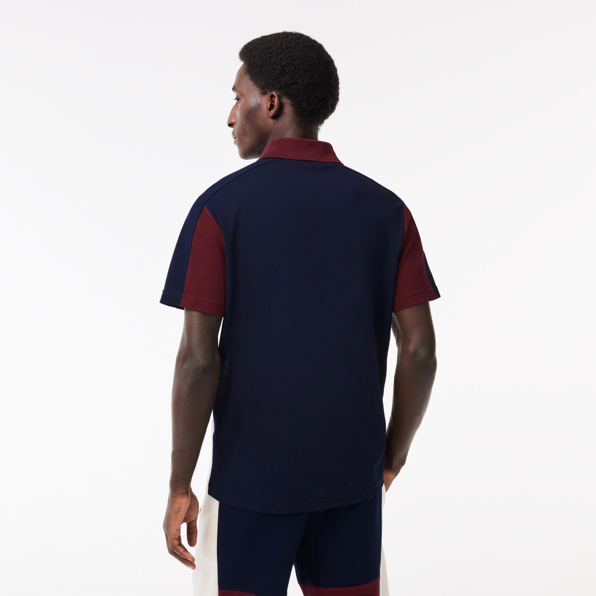 Regular Fit Colour-Block Polo Shirt