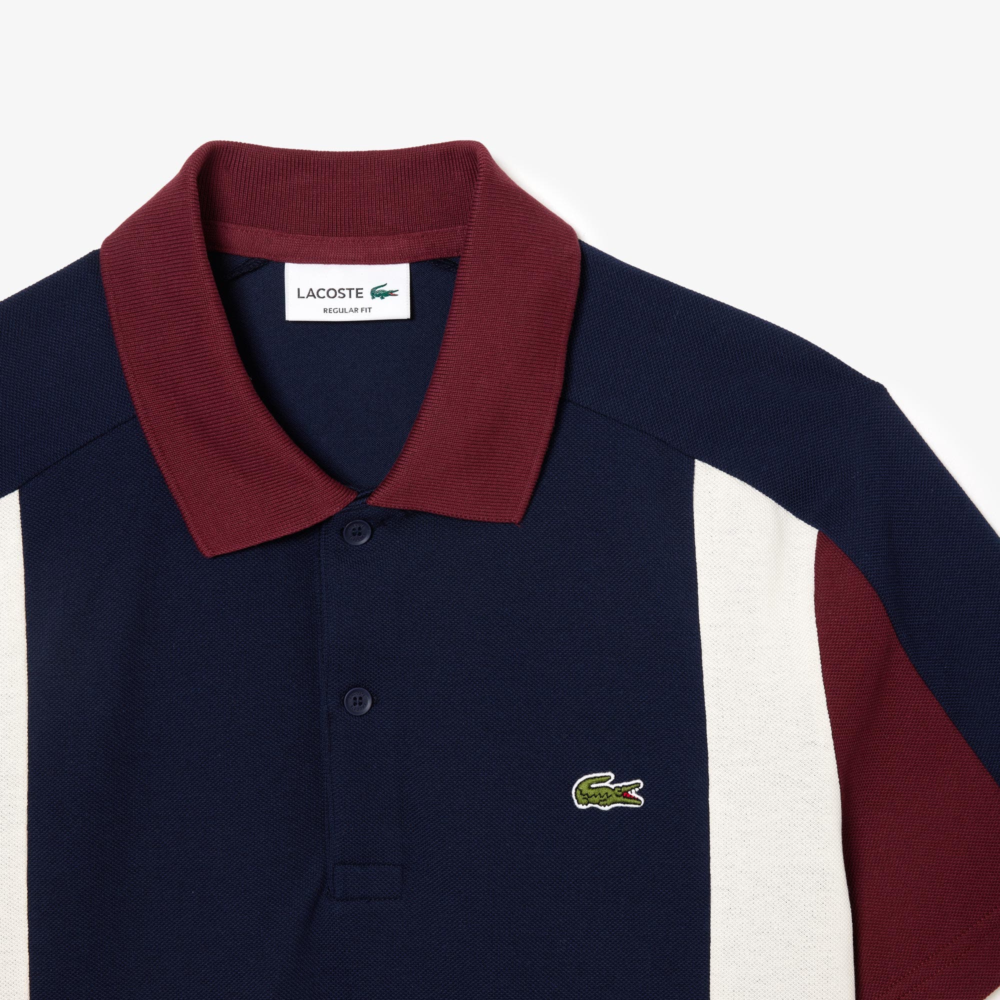 Regular Fit Colour-Block Polo Shirt