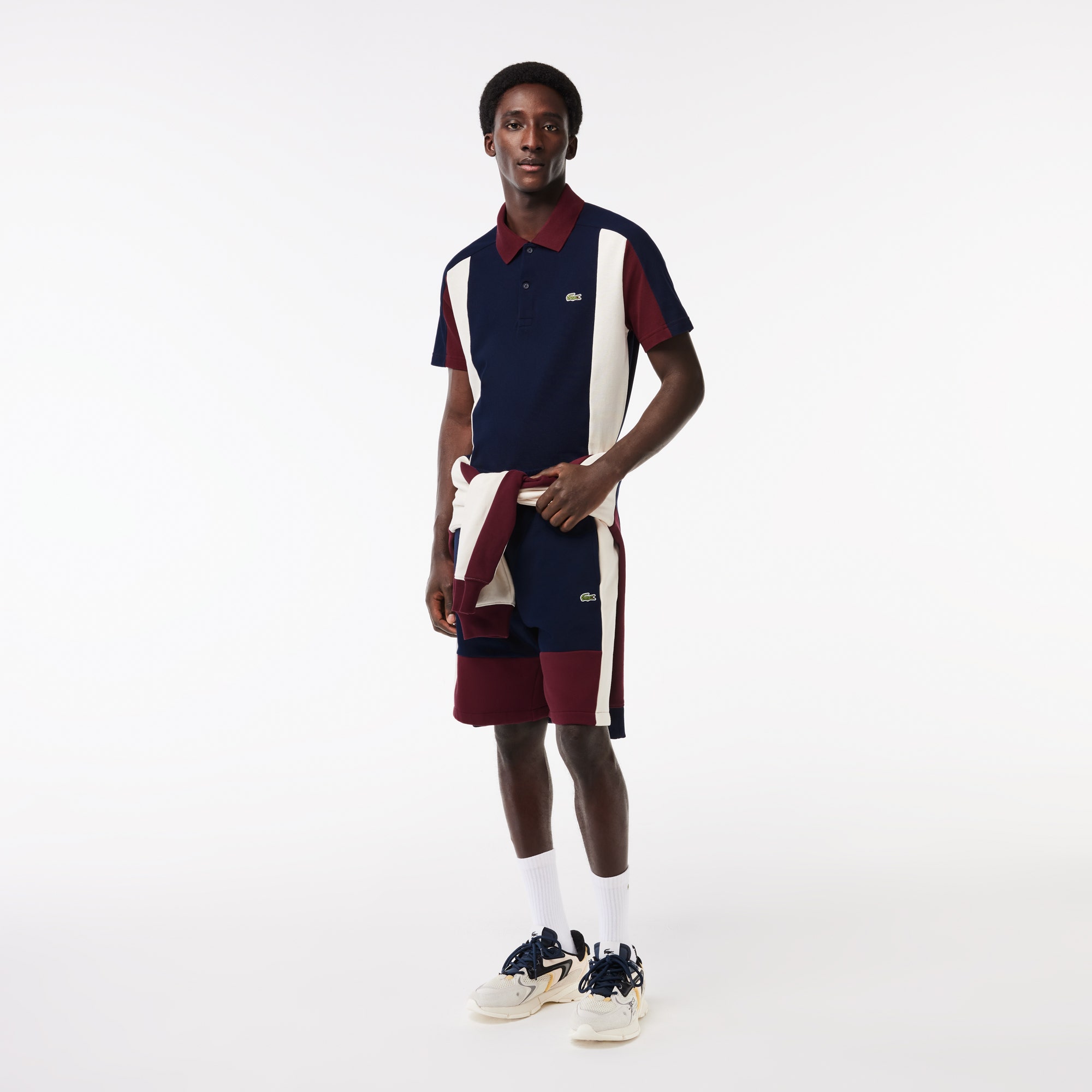 Regular Fit Colour-Block Polo Shirt