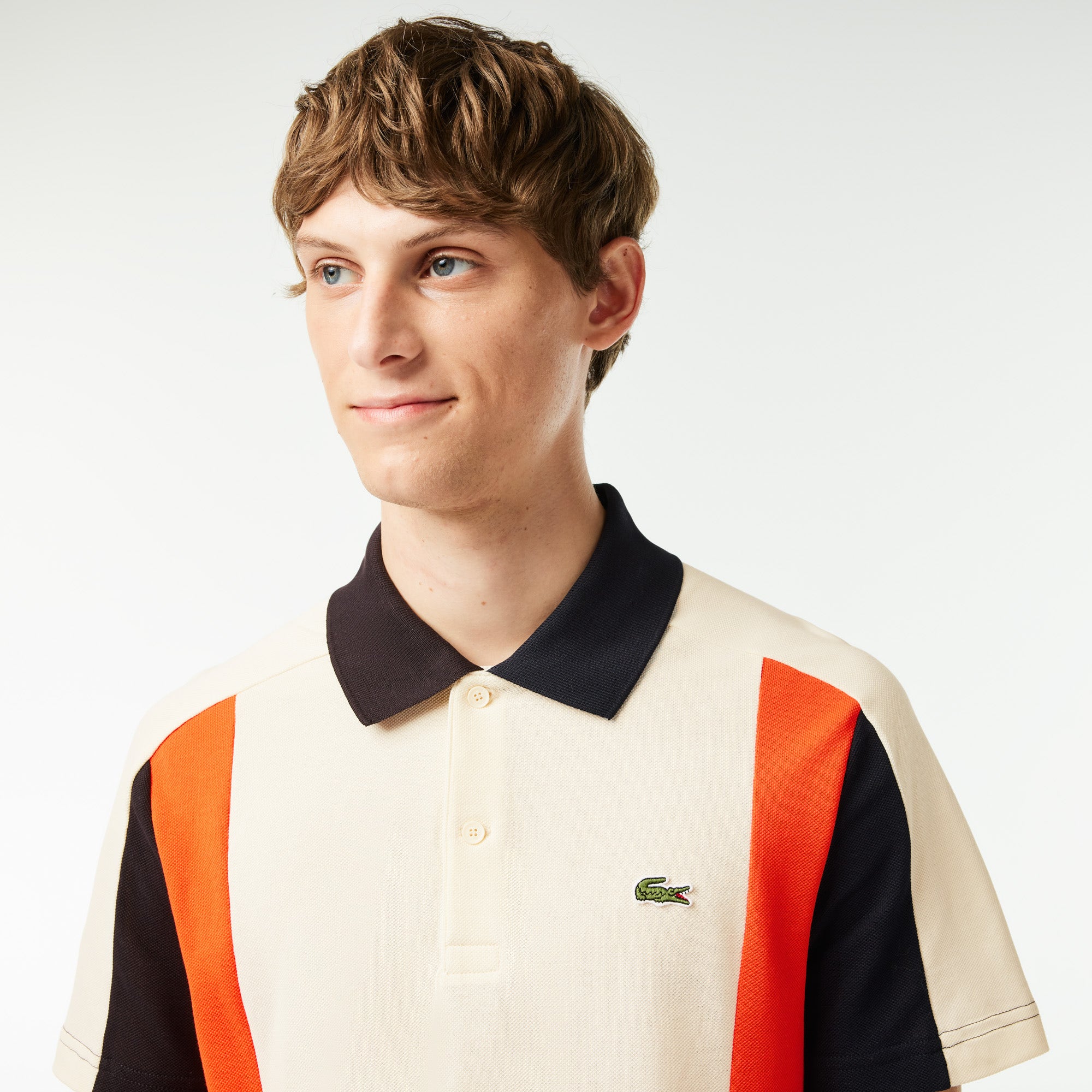 Regular Fit Colour-Block Polo Shirt