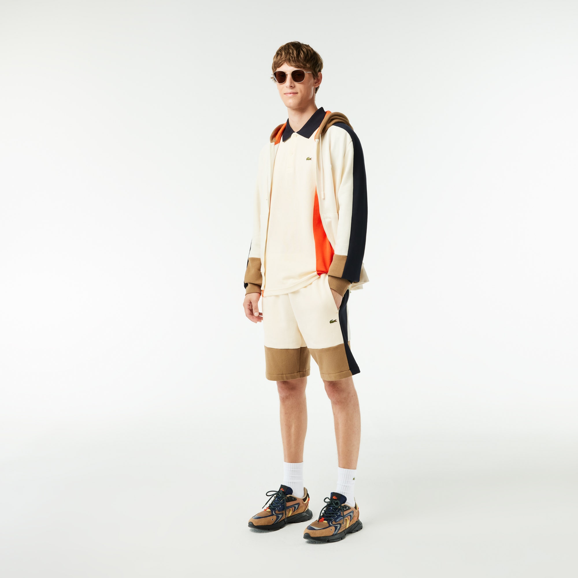 Regular Fit Colour-Block Polo Shirt