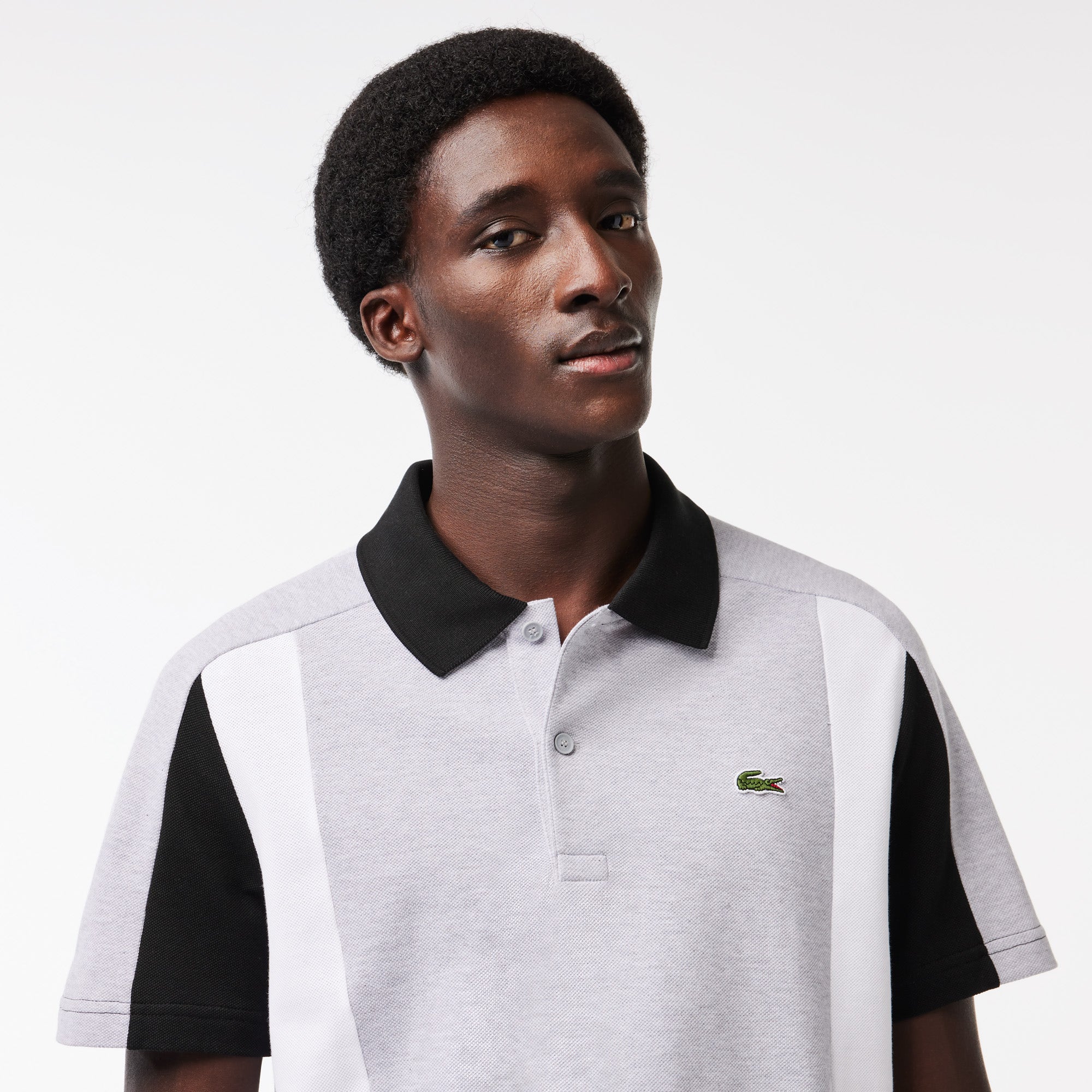 Regular Fit Colour-Block Polo Shirt