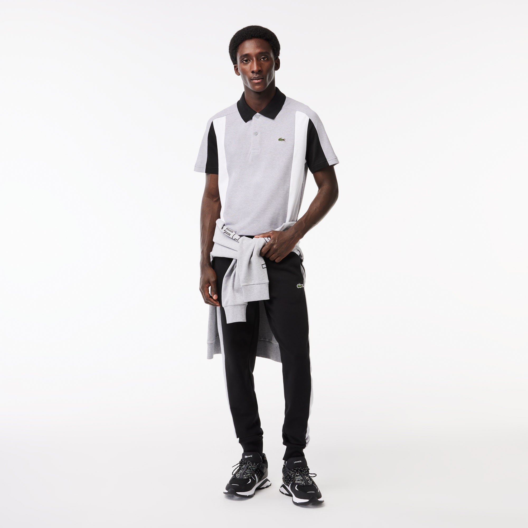 Regular Fit Colour-Block Polo Shirt