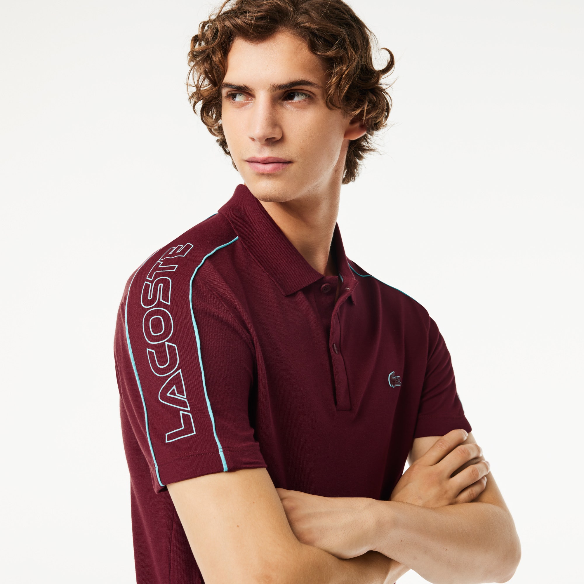 Slim Fit Lacoste Movement Polo Shirt Technical Pique
