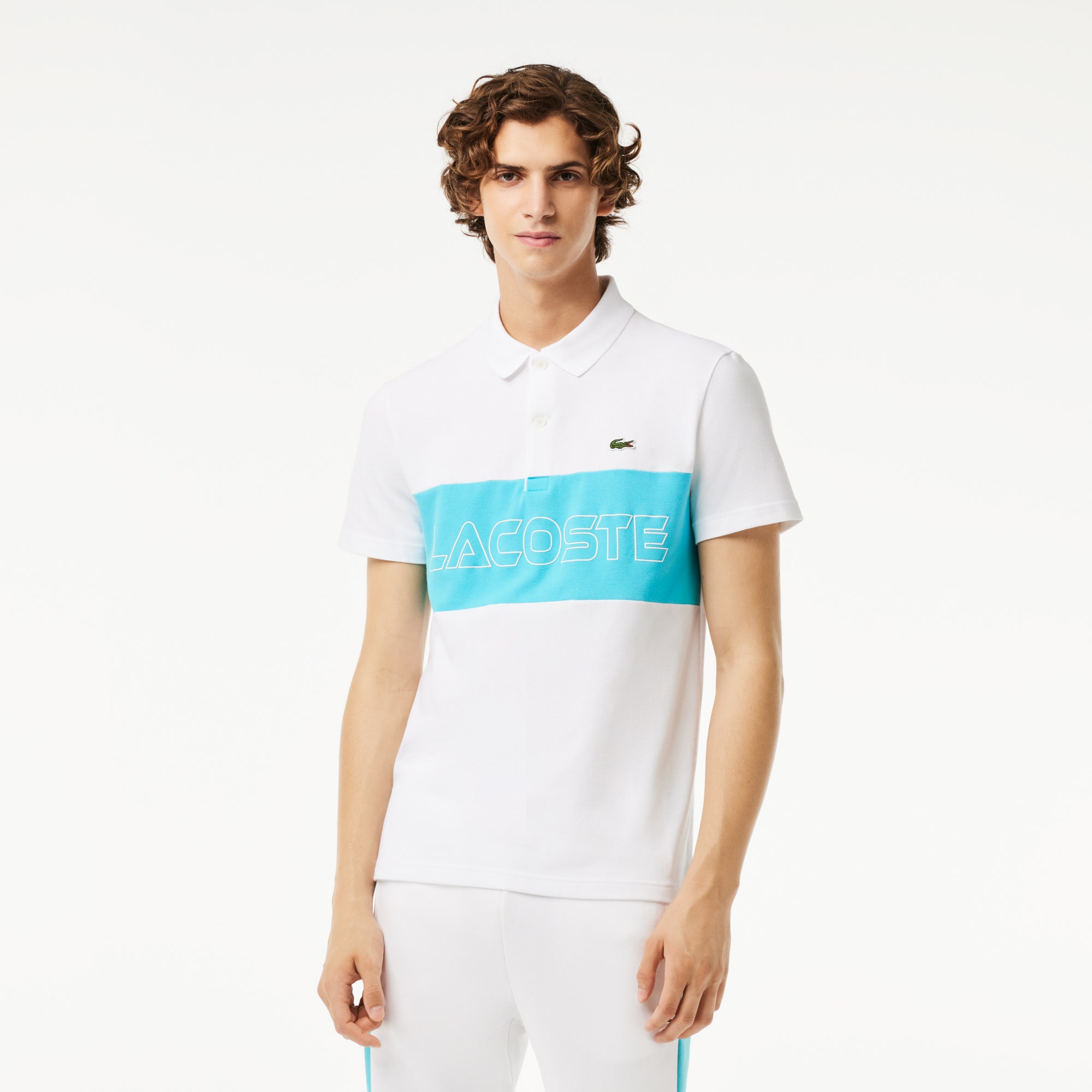 Regular Fit Stretch Mini Pique Polo Shirt