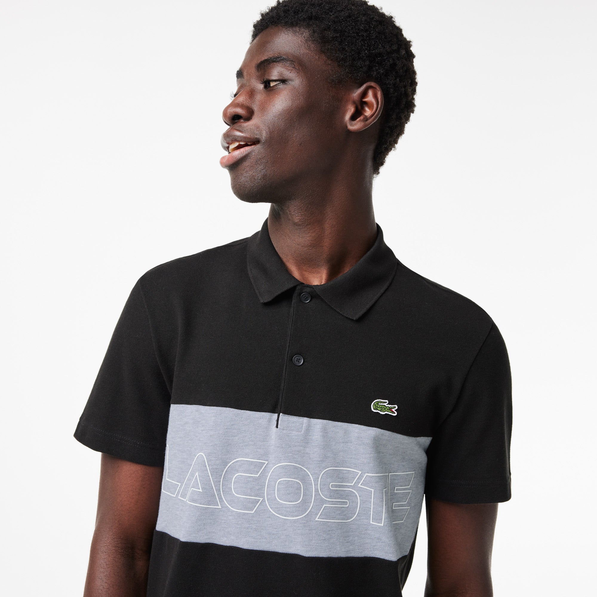 Regular Fit Stretch Mini Pique Polo Shirt