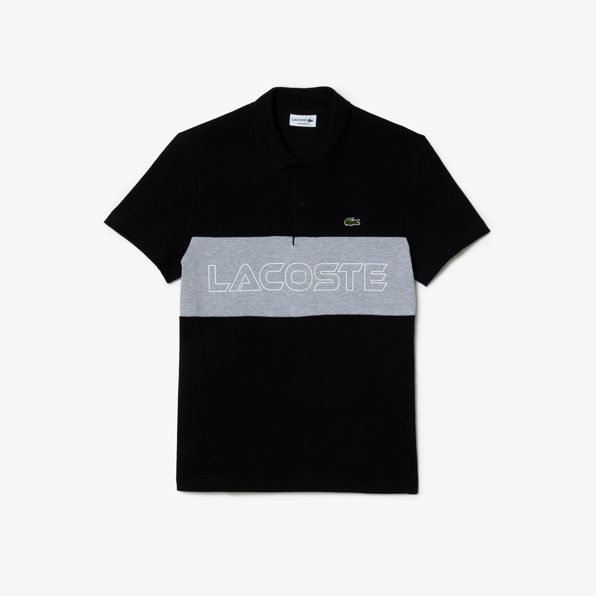 Regular Fit Stretch Mini Pique Polo Shirt