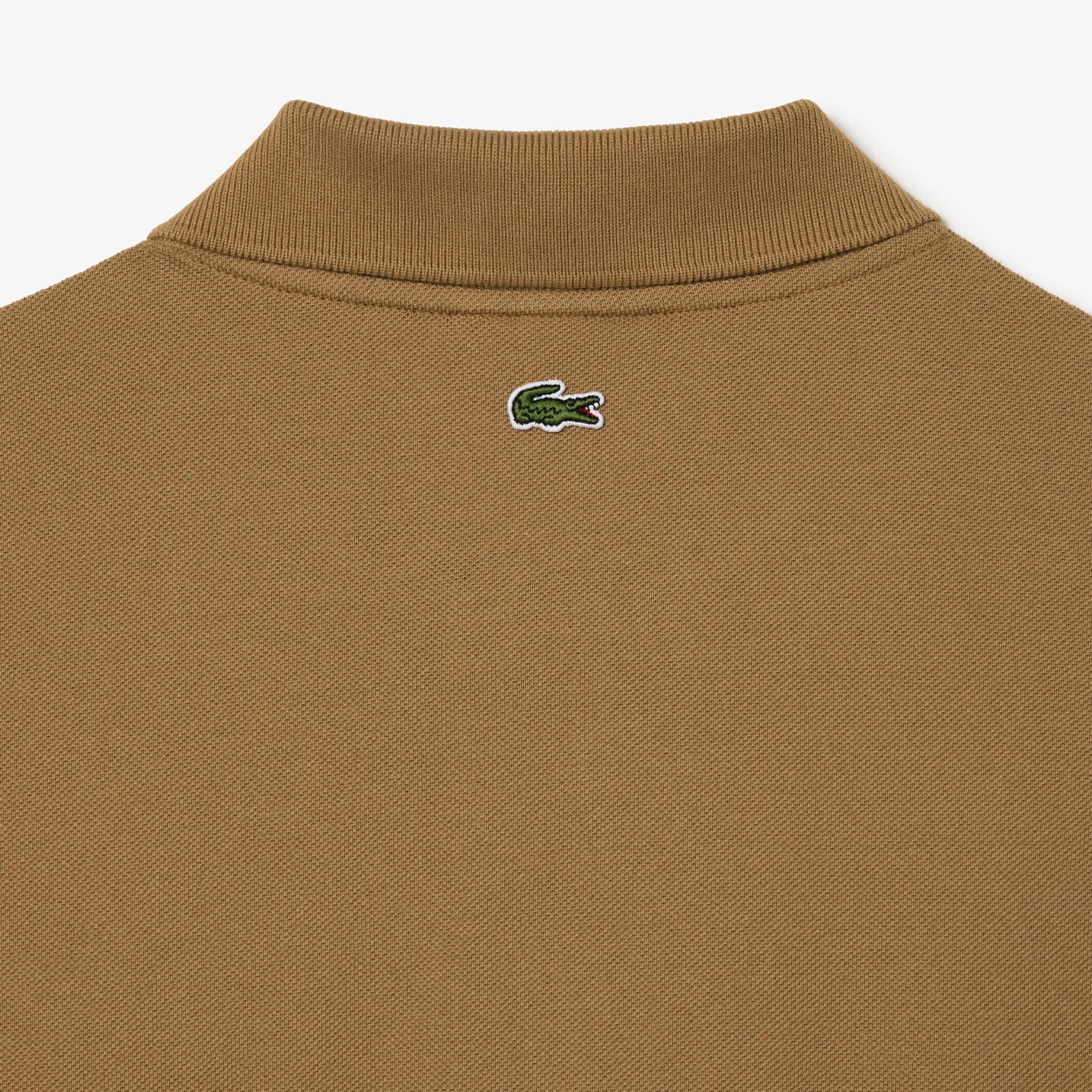 Cotton Pique L.12.12 Badge Detail Polo Shirt