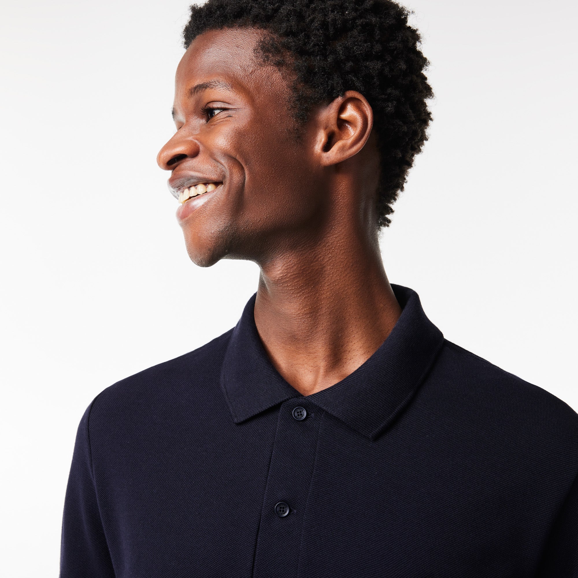 Regular Fit Quilted Crocodile Badge Polo Shirt