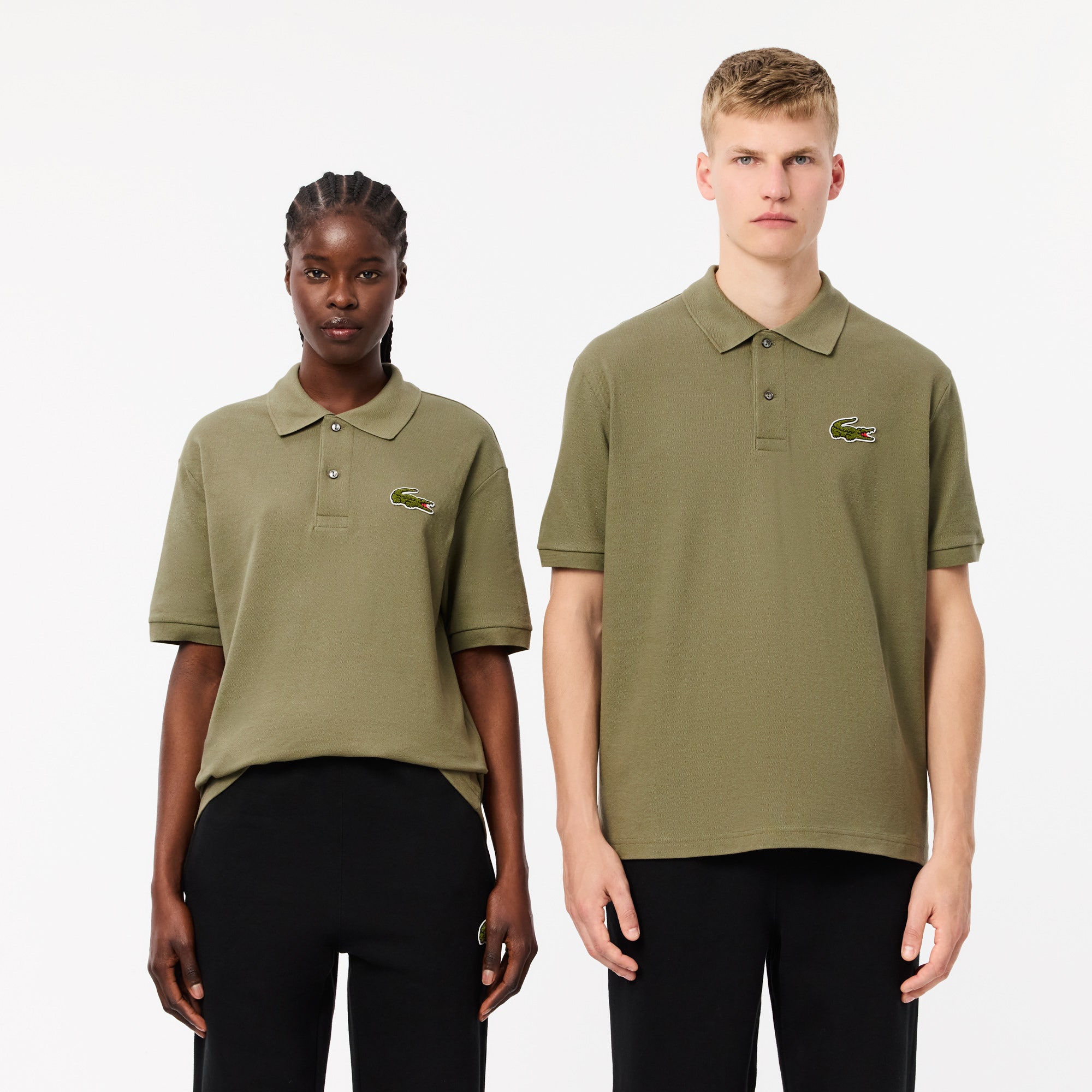 Loose Fit L.12.12 Pique Badge Polo Shirt