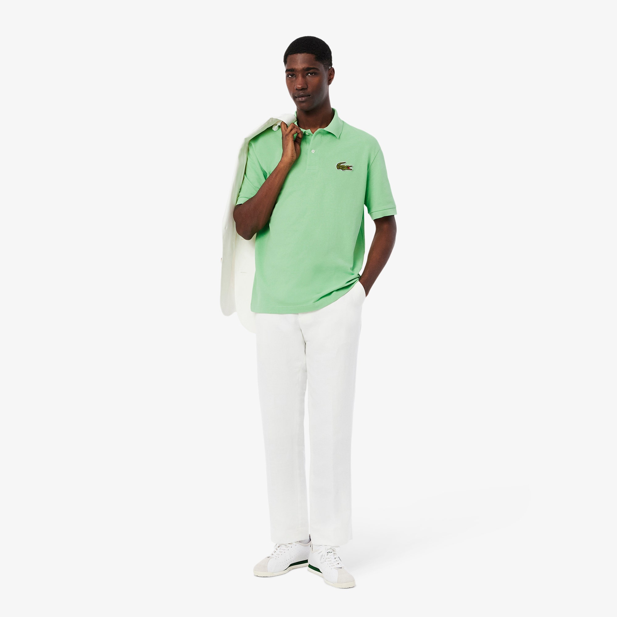 Loose Fit L.12.12 Pique Badge Polo Shirt