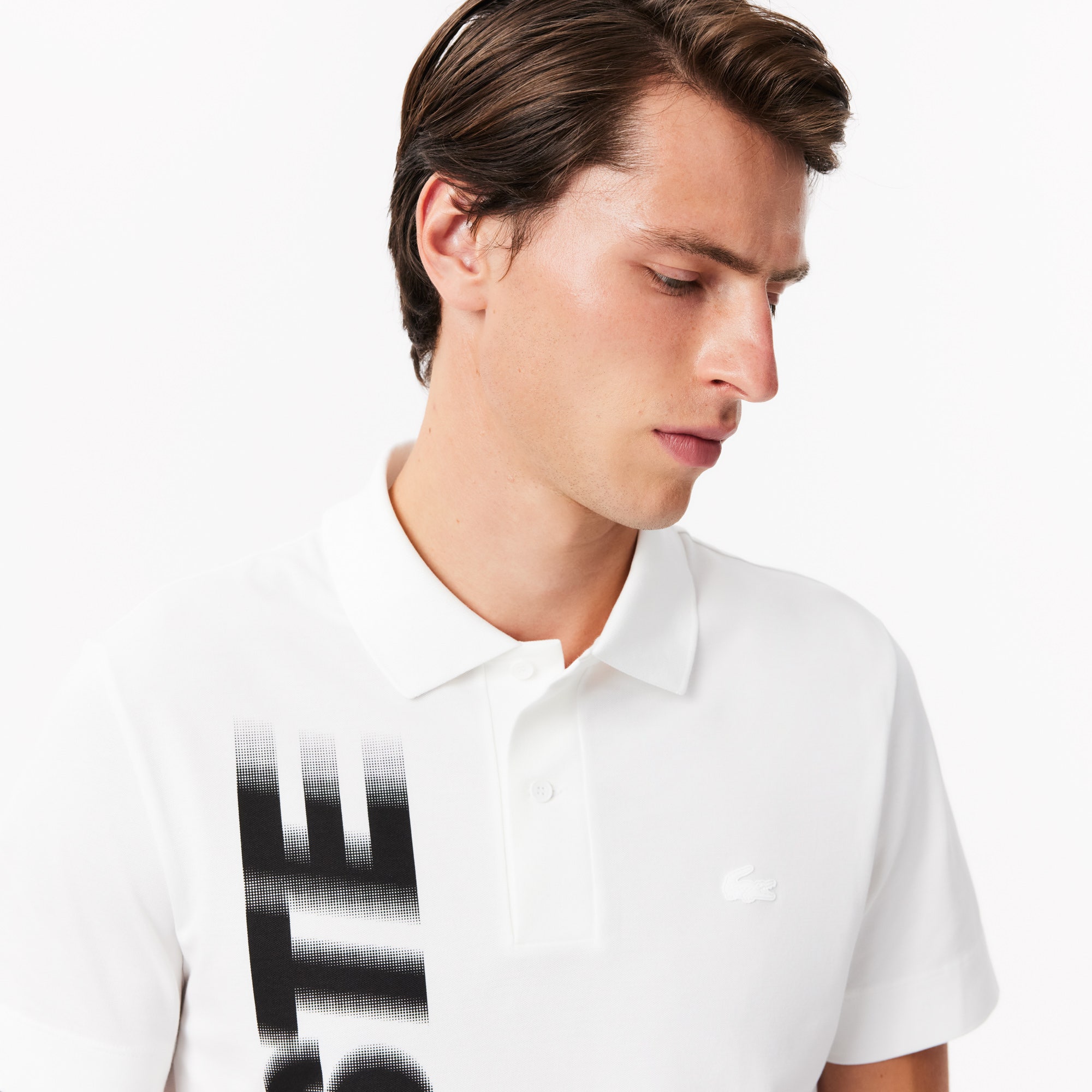 Regular Fit Lacoste Movement Printed Polo Shirt