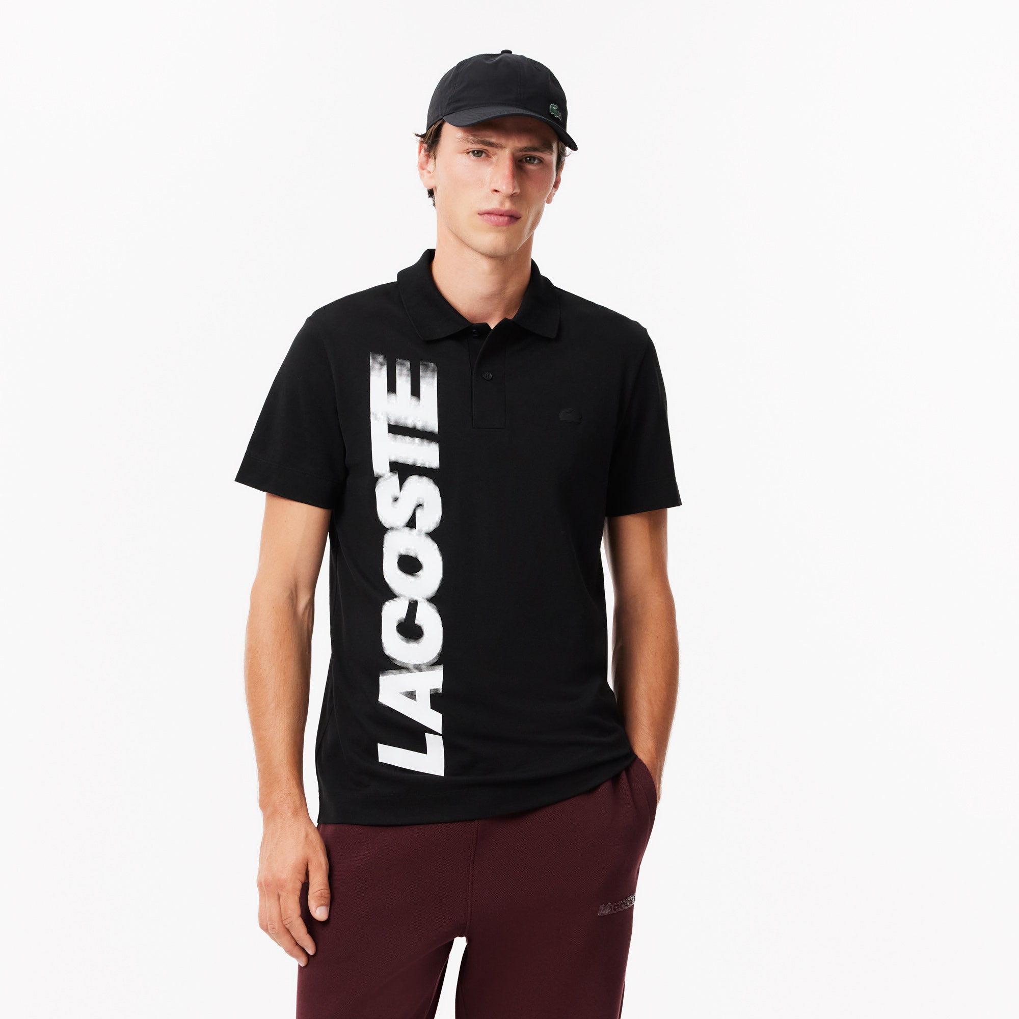 Regular Fit Lacoste Movement Printed Polo Shirt