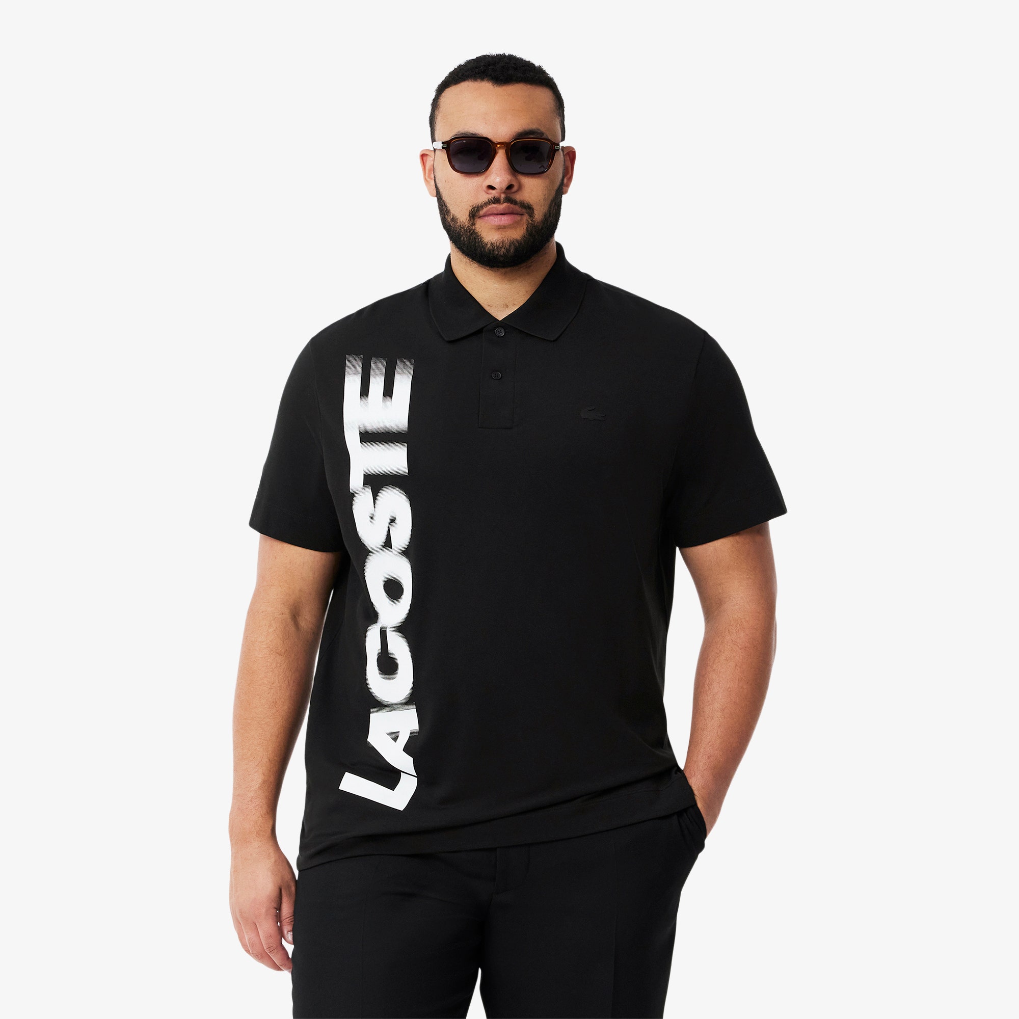 Regular Fit Lacoste Movement Printed Polo Shirt