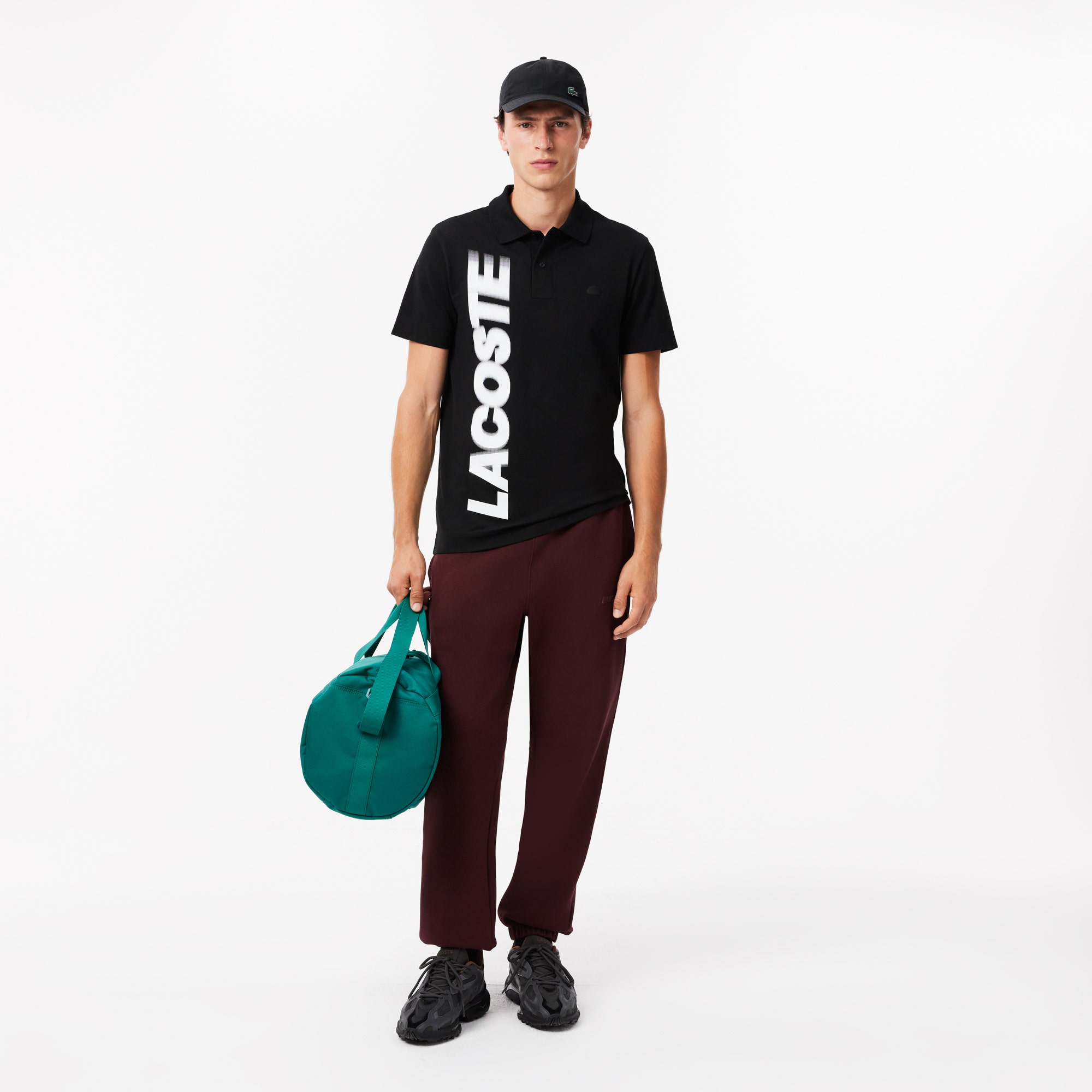 Regular Fit Lacoste Movement Printed Polo Shirt
